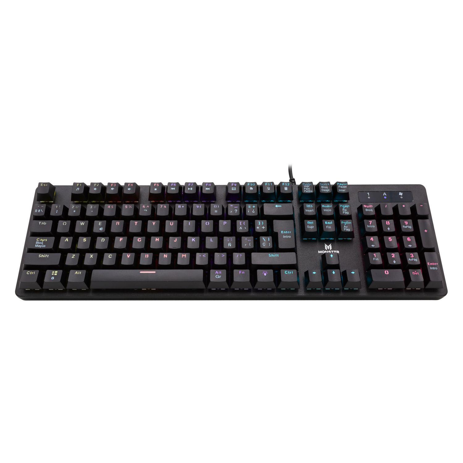 T3118 KEYBOARD MECANICO GAMER MONSTER STRATEGY-0