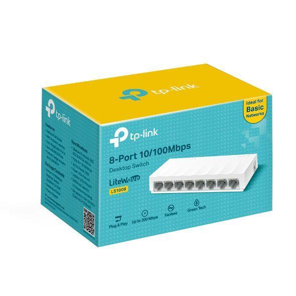 SWITCH TPLINK LS1008 8-PORT 10/100MBPS DESKTOP-3
