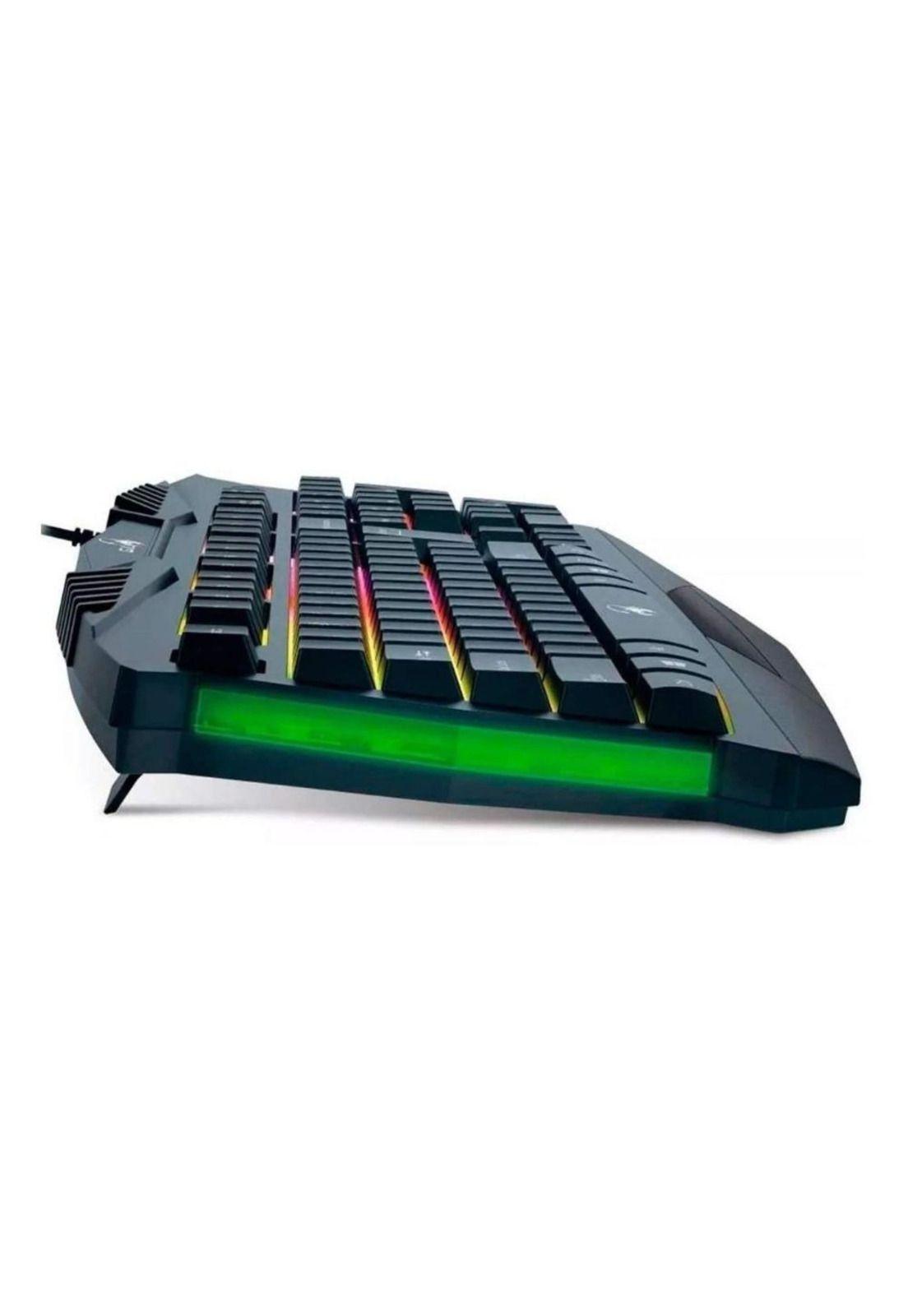 Teclado Genius Gaming Scorpion K220 Negro Luz De 7 Colores-2