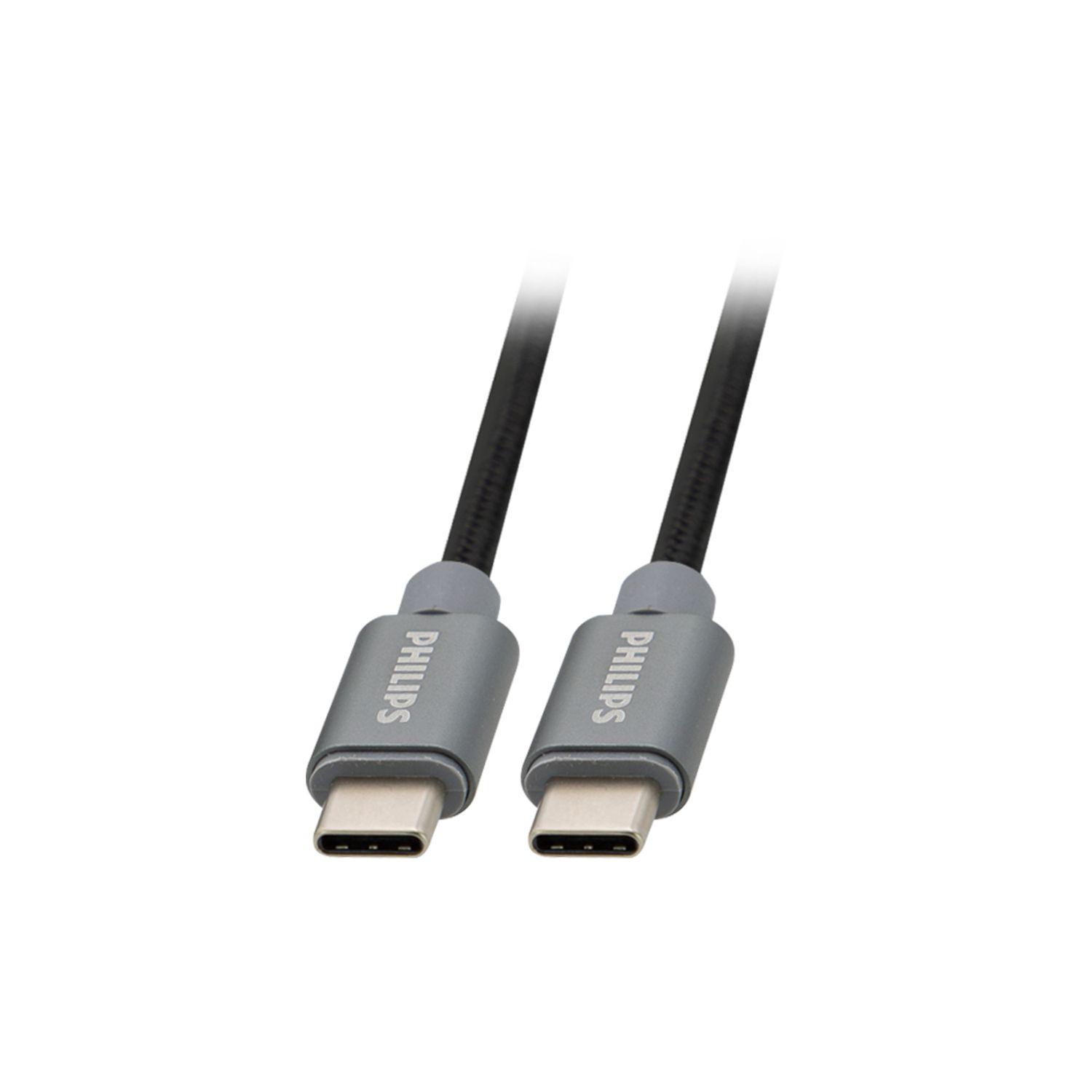 Cable Usb-c A Usb-c 1.2 Mts Negro Dlc5533c/97-2