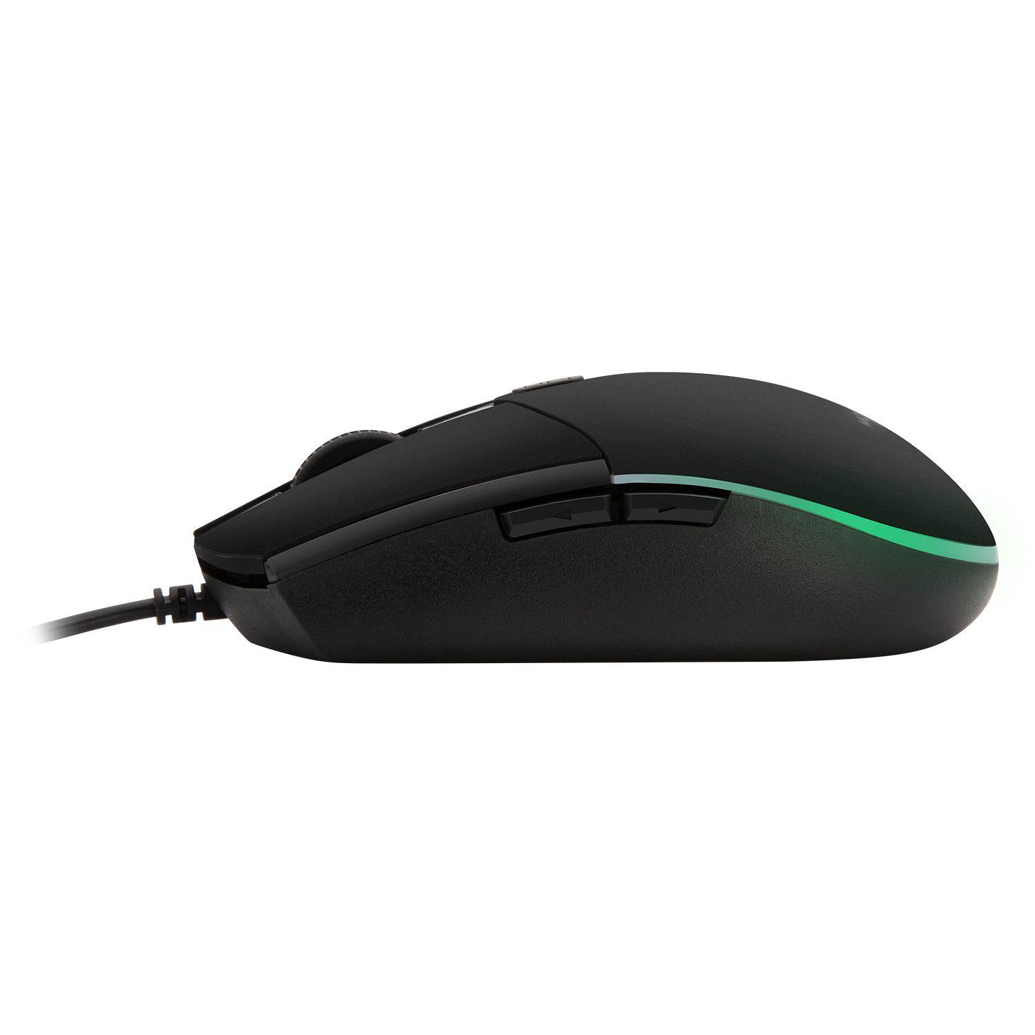 MOUSE GAMER MONSTER TIDE 3200DPI 5 BOTONES NEGRO Open box-3
