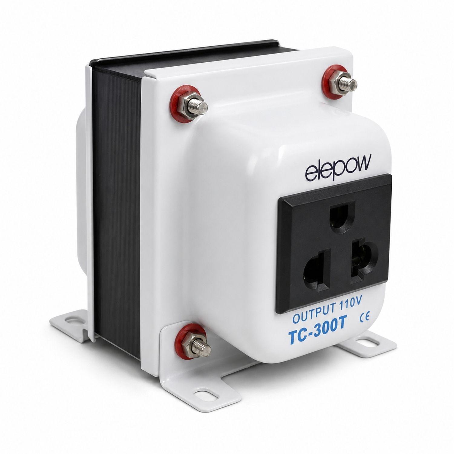 AUTOTRANSFORMADOR 300 WATTS CON TIERRA TC-300T Open box-2