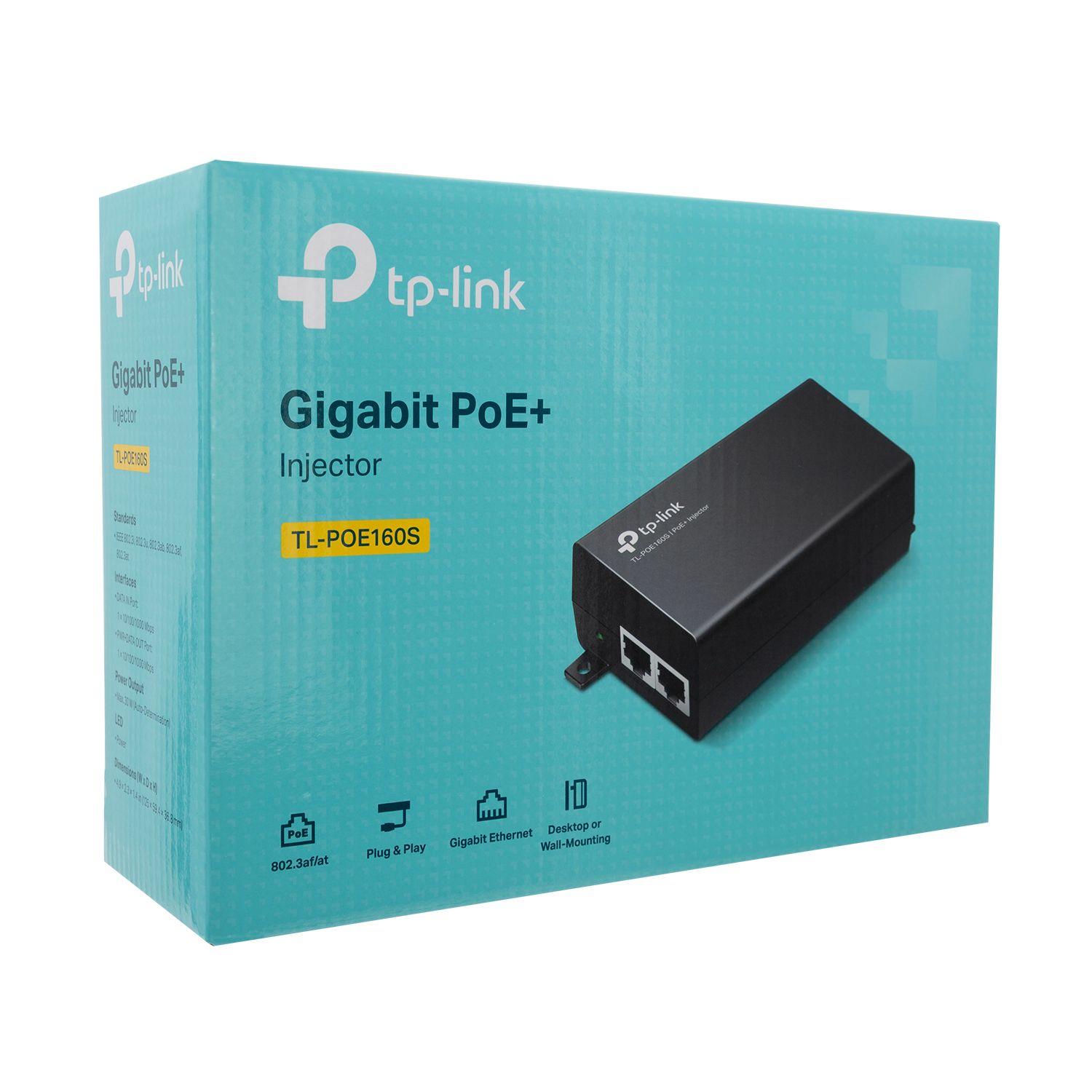 ADAPTADOR POE TP-LINK TL-POE160S INJECTOR GIGABIT POE-2