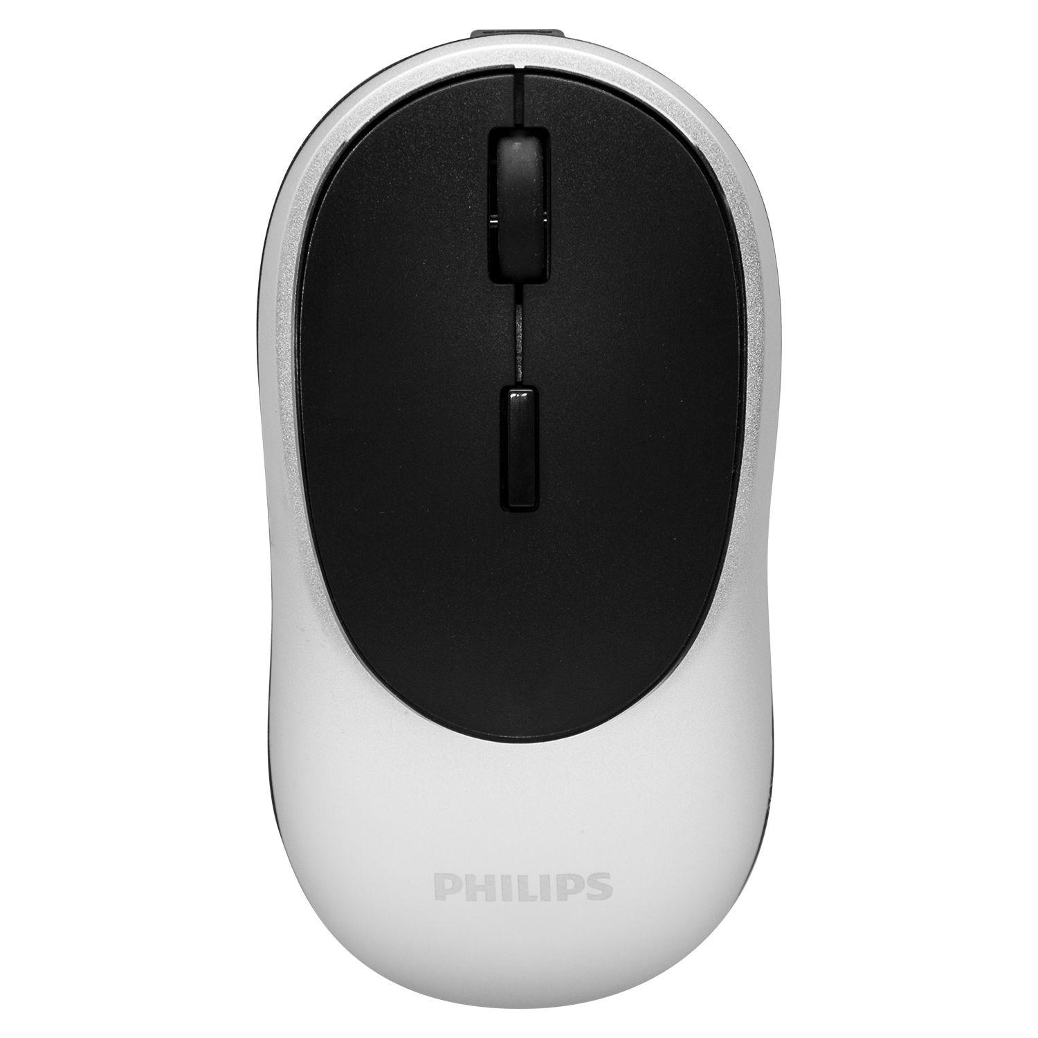 Mouse inalámbrico Philips SPK7413 plateado Open Box-1