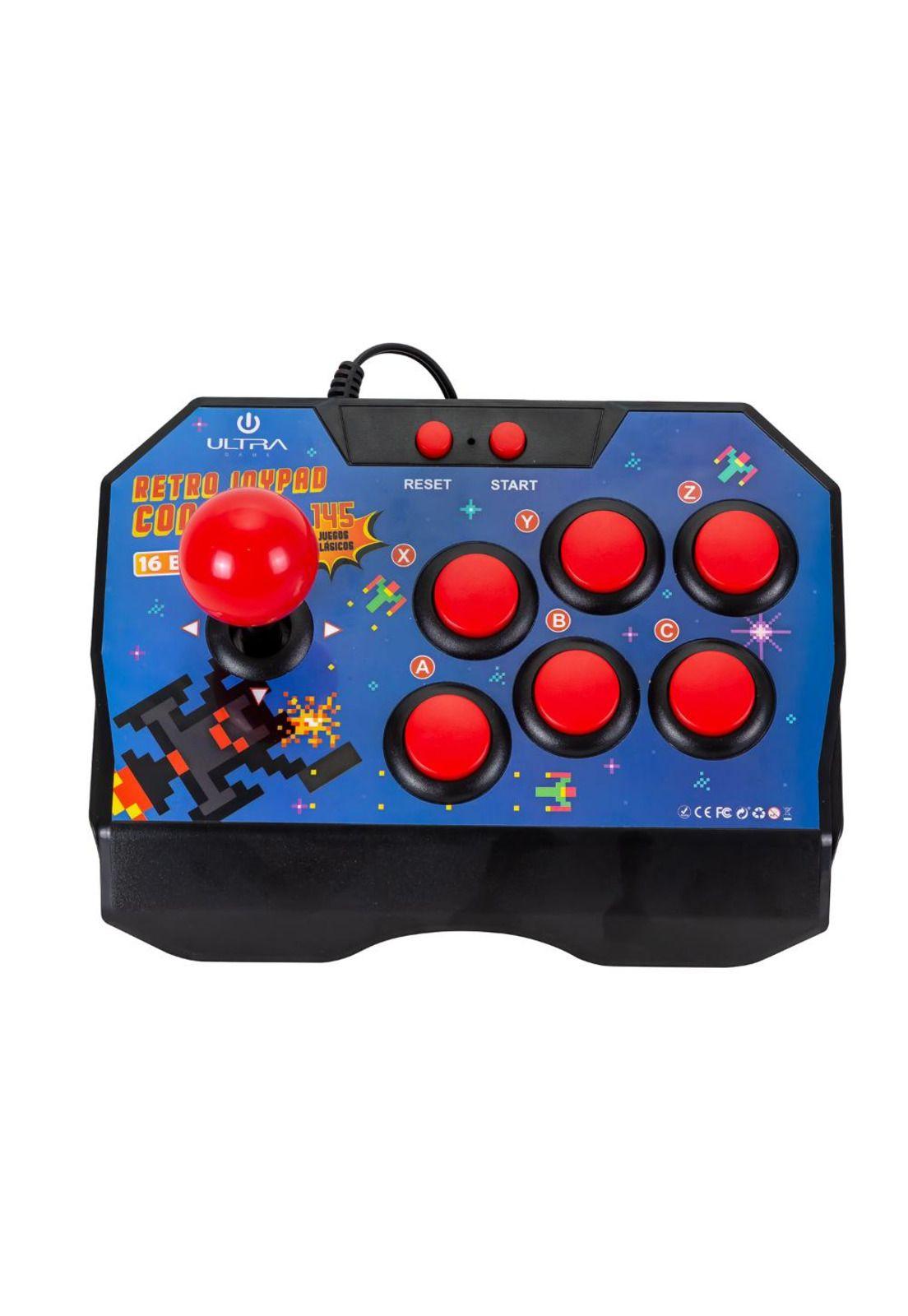 CONSOLA ULTRA RETRO TIPO JOYPAD ARCADE 145 JUEGOS-2
