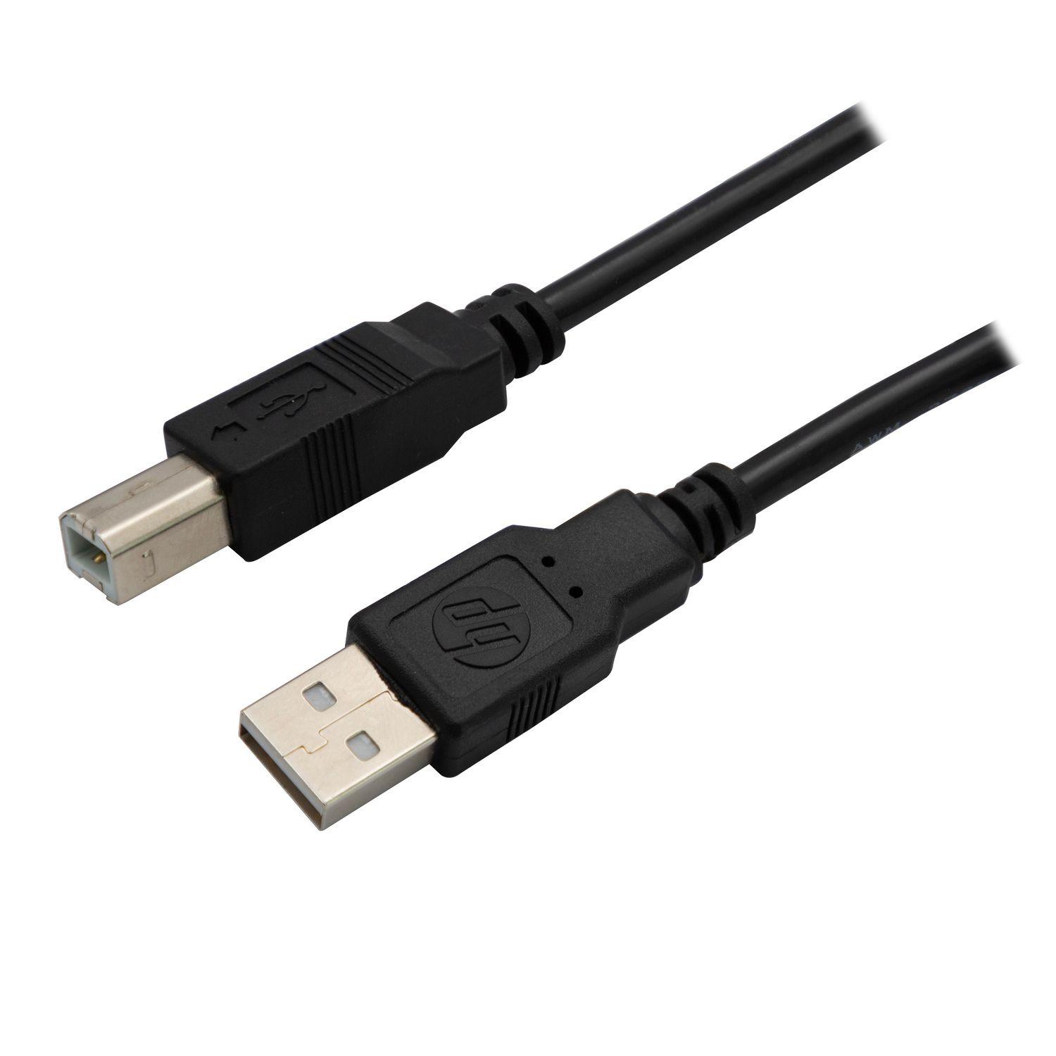 CABLE P/IMPRESORA C/PUERTO USB Y USB-C + ADAPTADOR Open box-0