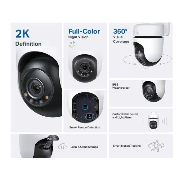 Camara Inteligente Wi-Fi 360° Tapo C510W-2