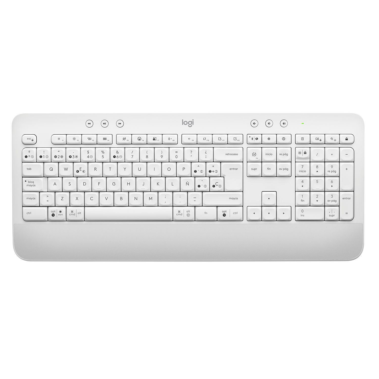 TECLADO K650 WIRELESSBLANCO ESPAÑOL-2