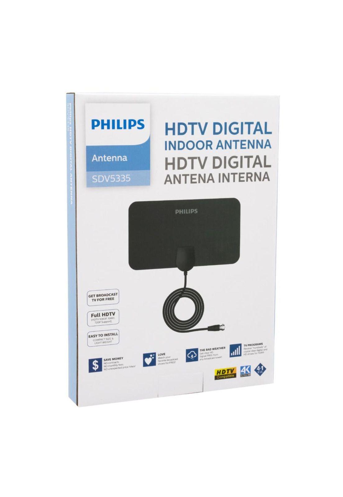 ANTENA HDTV INDOOR PLANA 120X210MM B5ASDV5335/55-0