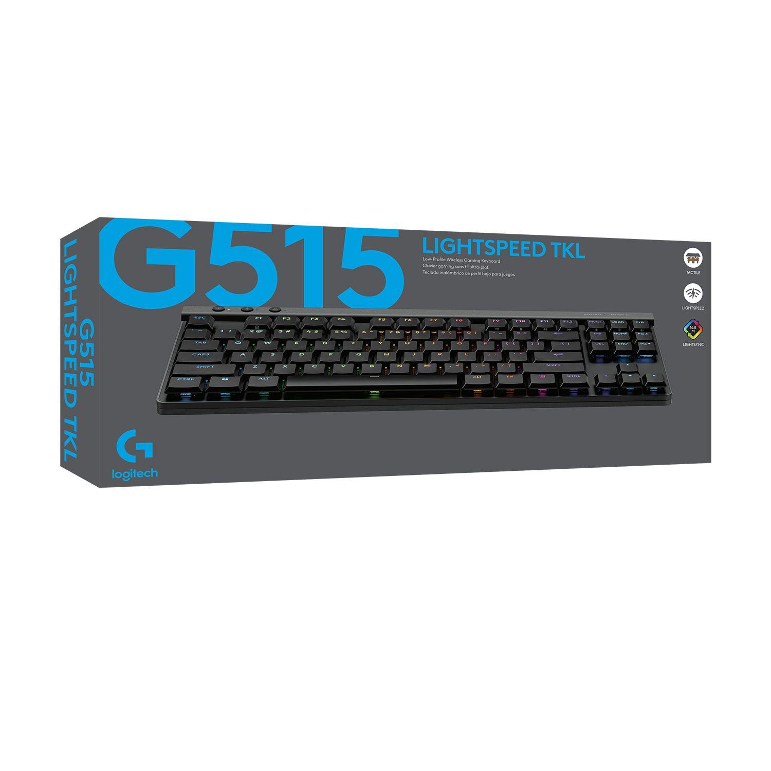 Teclado Inalámbrico Logitech G515 Lightspeed Tkl Negro-2