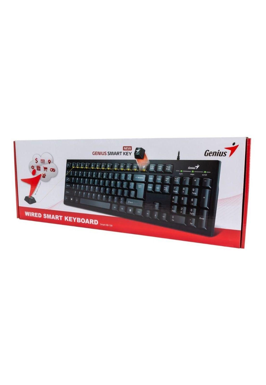 Teclado De Una Mano Genius Smart Kb-100 Qwerty Español-4