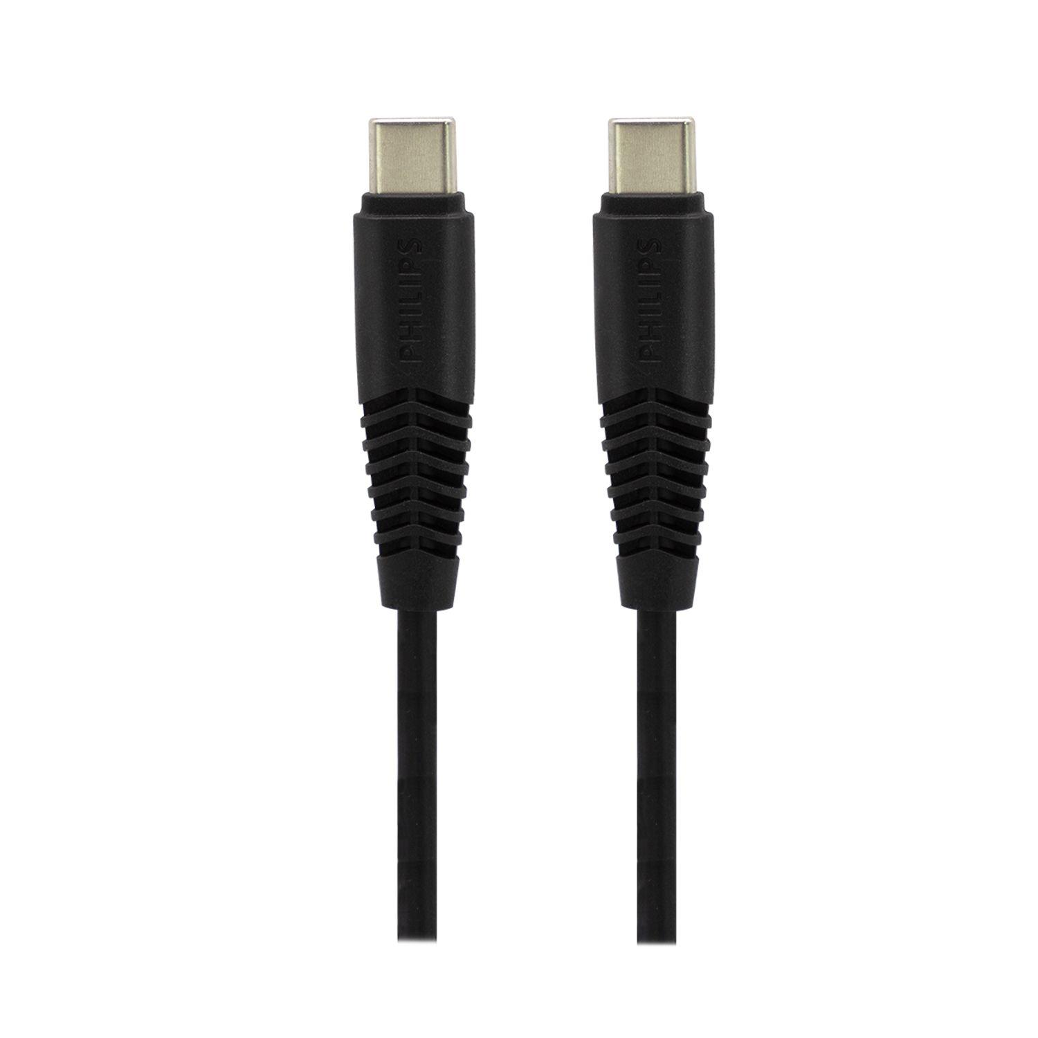 CABLE PHILIPS USB TIPO C A TIPO C 1.2MTS-1