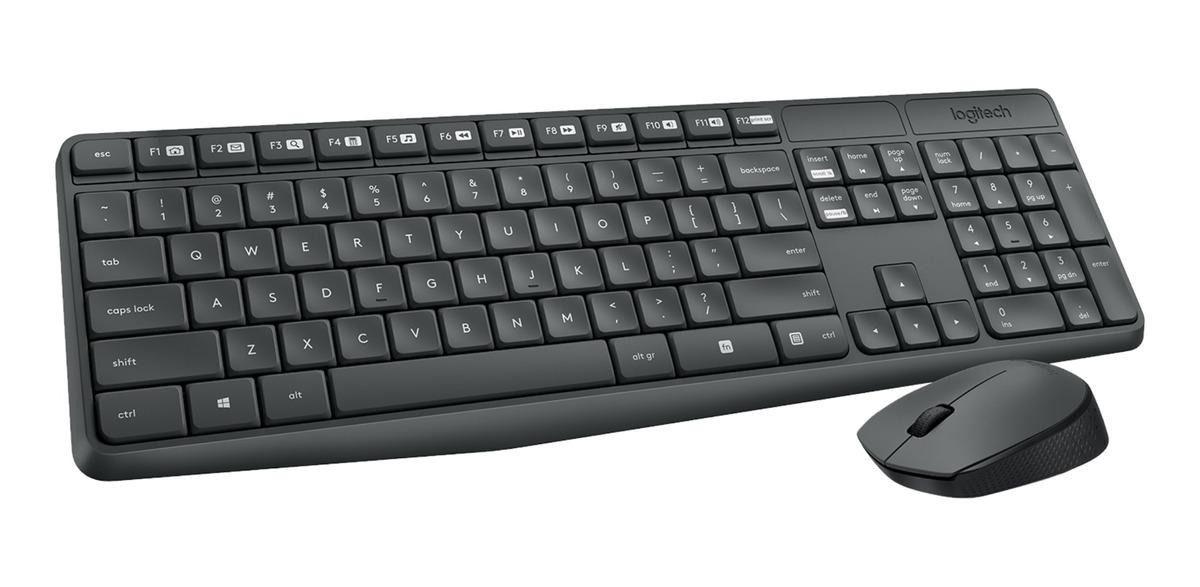 Kit De Teclado Y Mouse Inalámbrico Logitech Mk235 Español-1