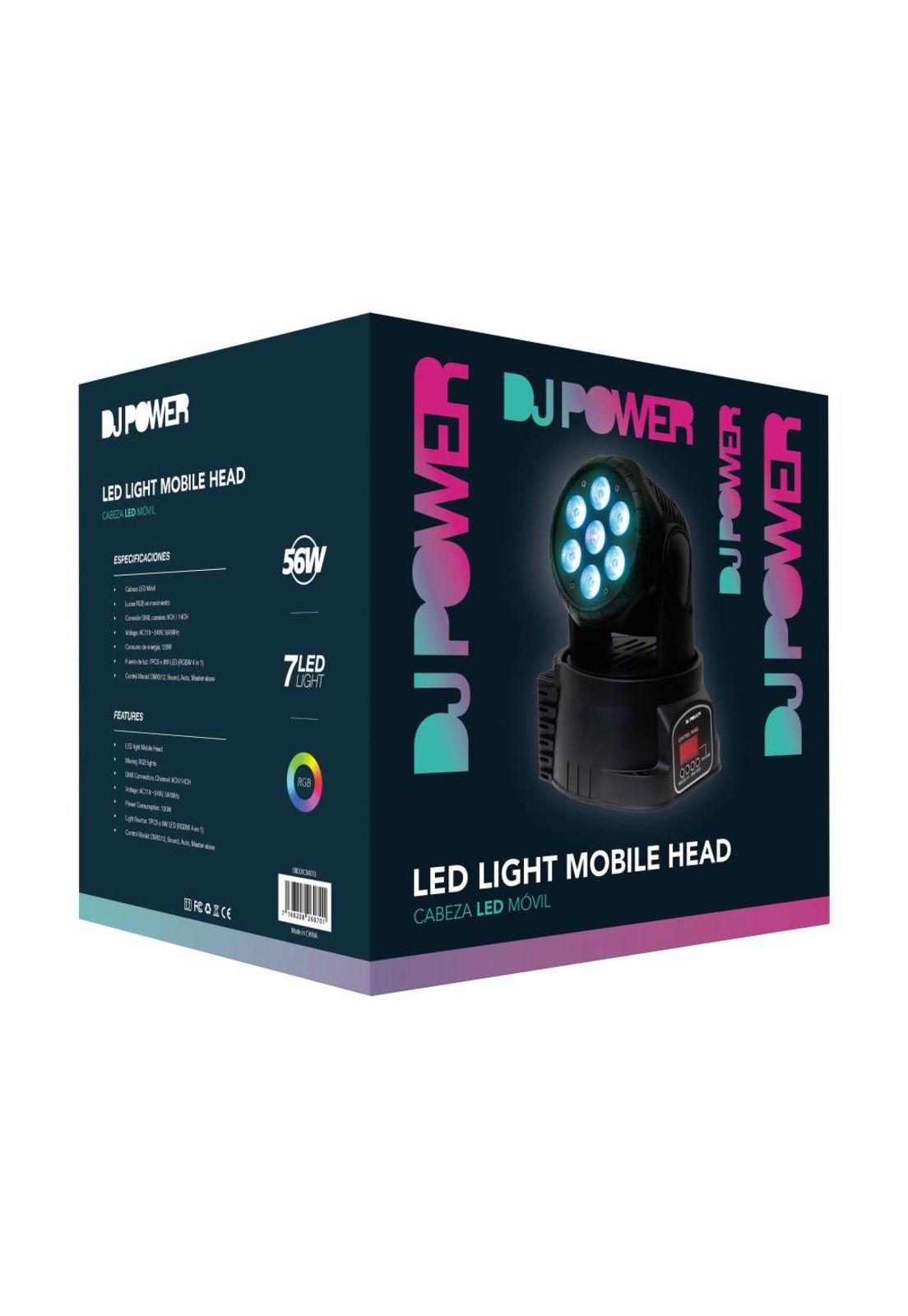 CABEZA MOVIL LED DMX RITMICA 56W DJPOWER-4