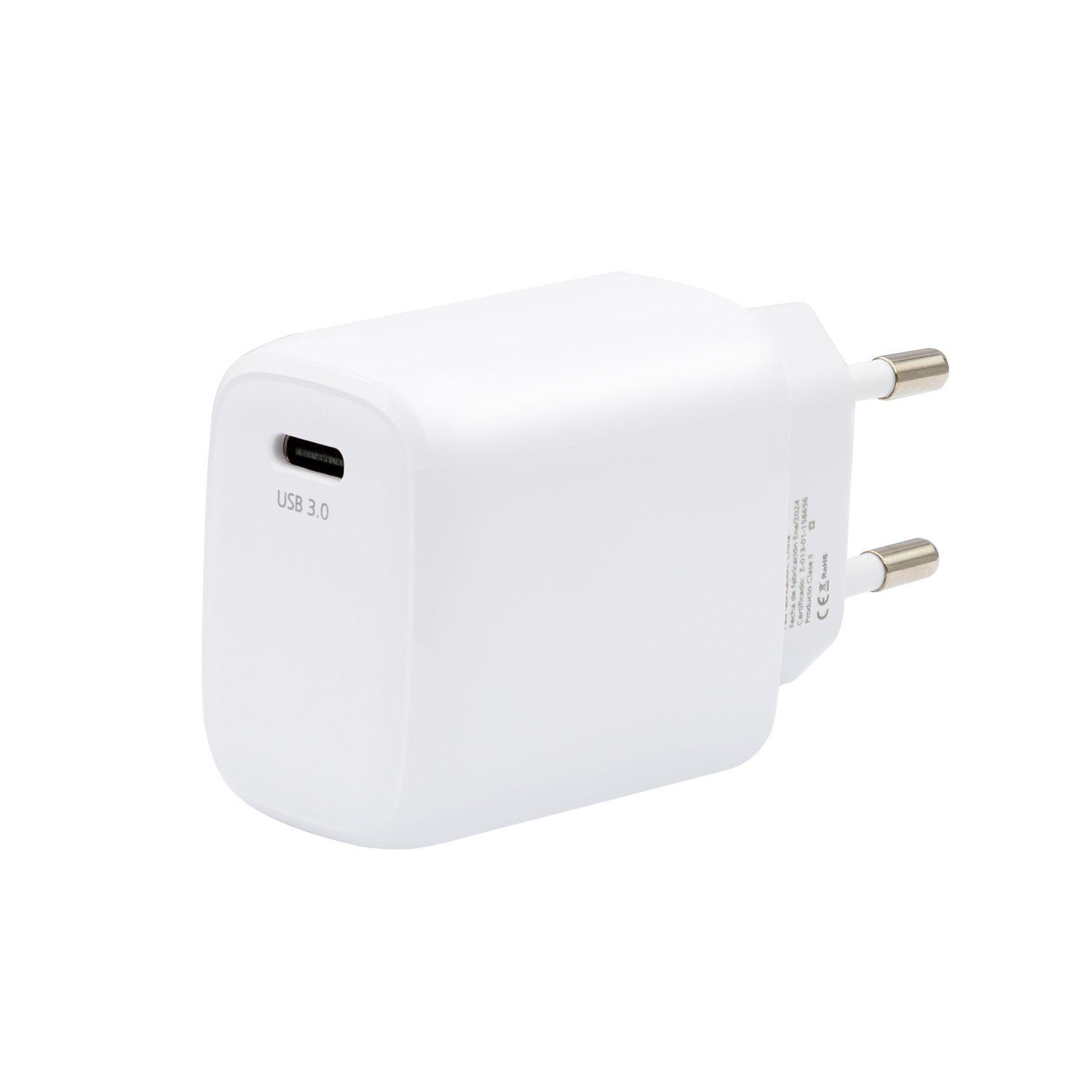 CARG. DE PARED QC3.0 PUERTO TIPO C Y CABLE TIPO C-3