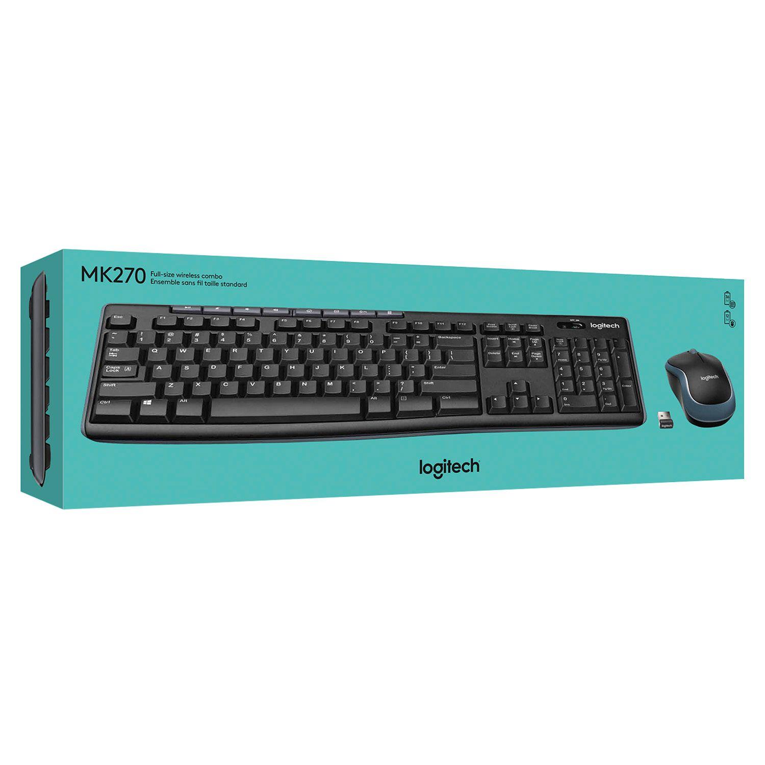 KIT TEC/MOU LOGITECH INALAM MK270 NEG-2