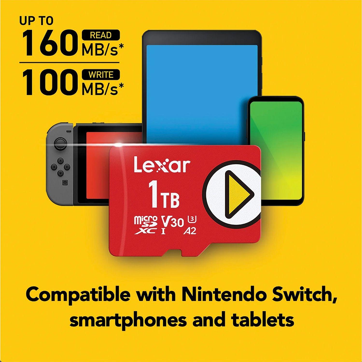 MEMORIA MICRO SDXC 1 TB CLASS 10 UHS-I  / LMSPLAY001T-2