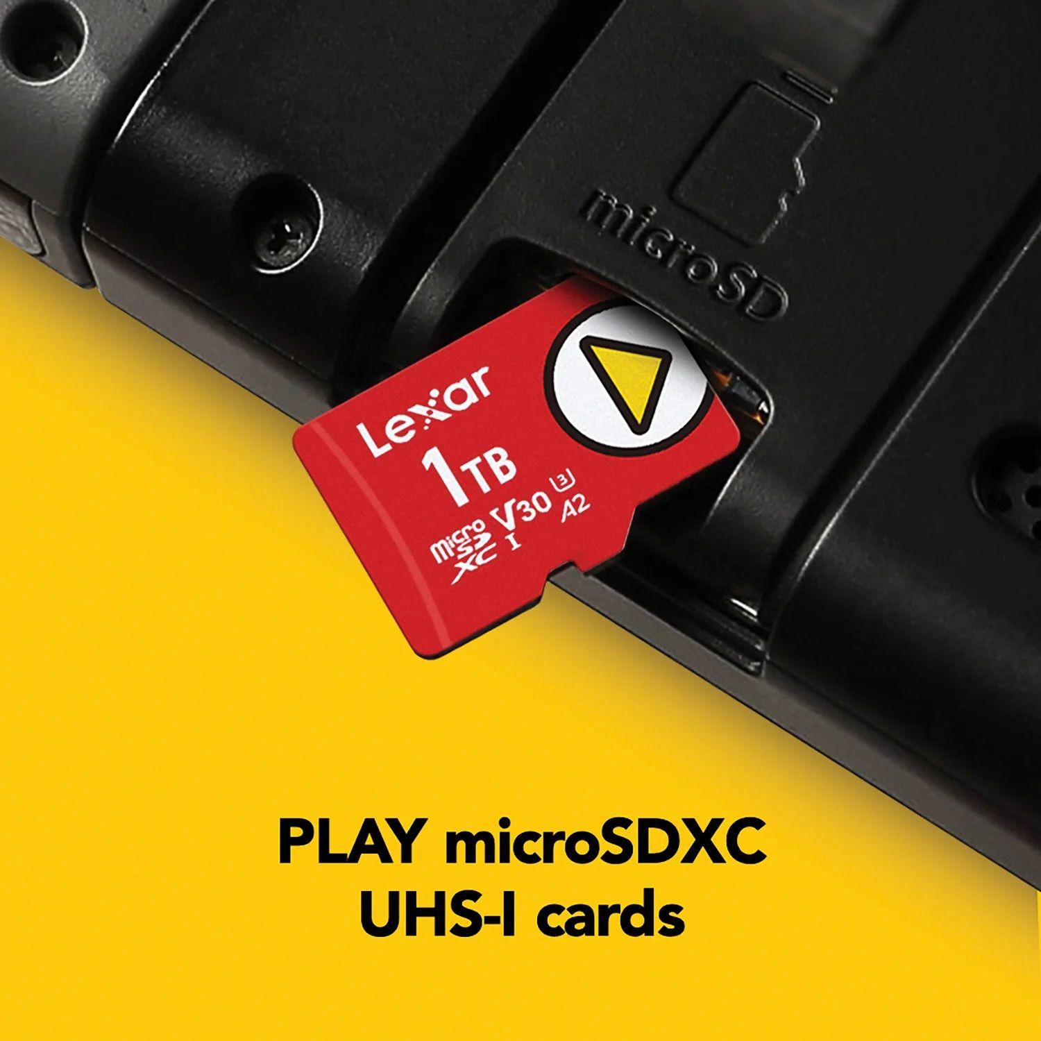 MEMORIA MICRO SDXC 1 TB CLASS 10 UHS-I  / LMSPLAY001T-3