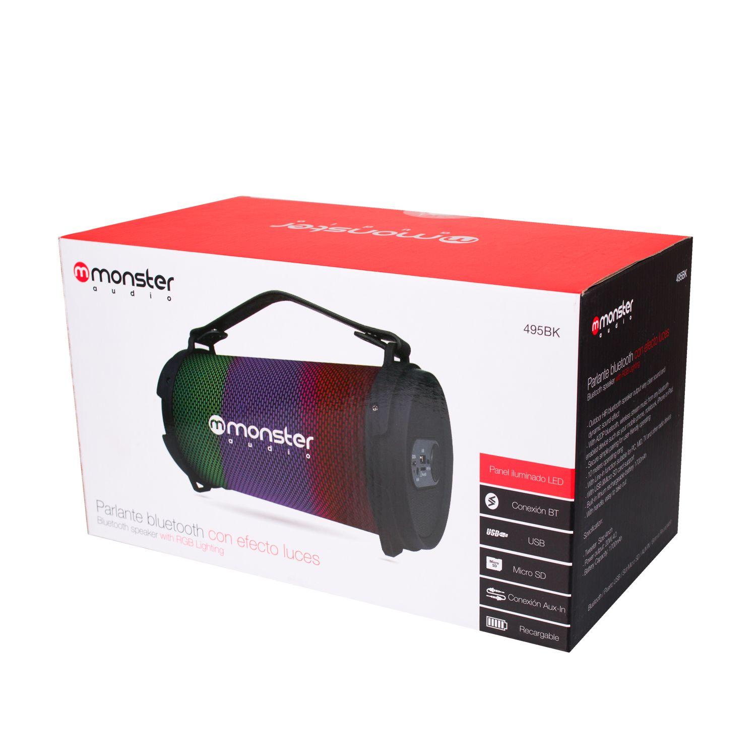 PARLANTE BAZOOKA BLUETOOTH 495BK-0