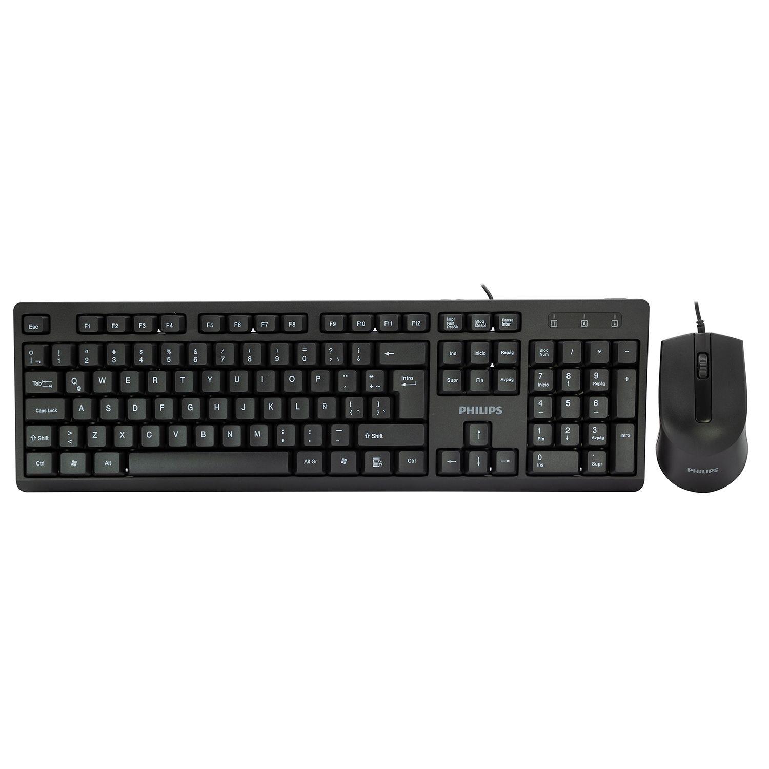 Combo teclado mouse alámbrico SPT6234 Open Box-1