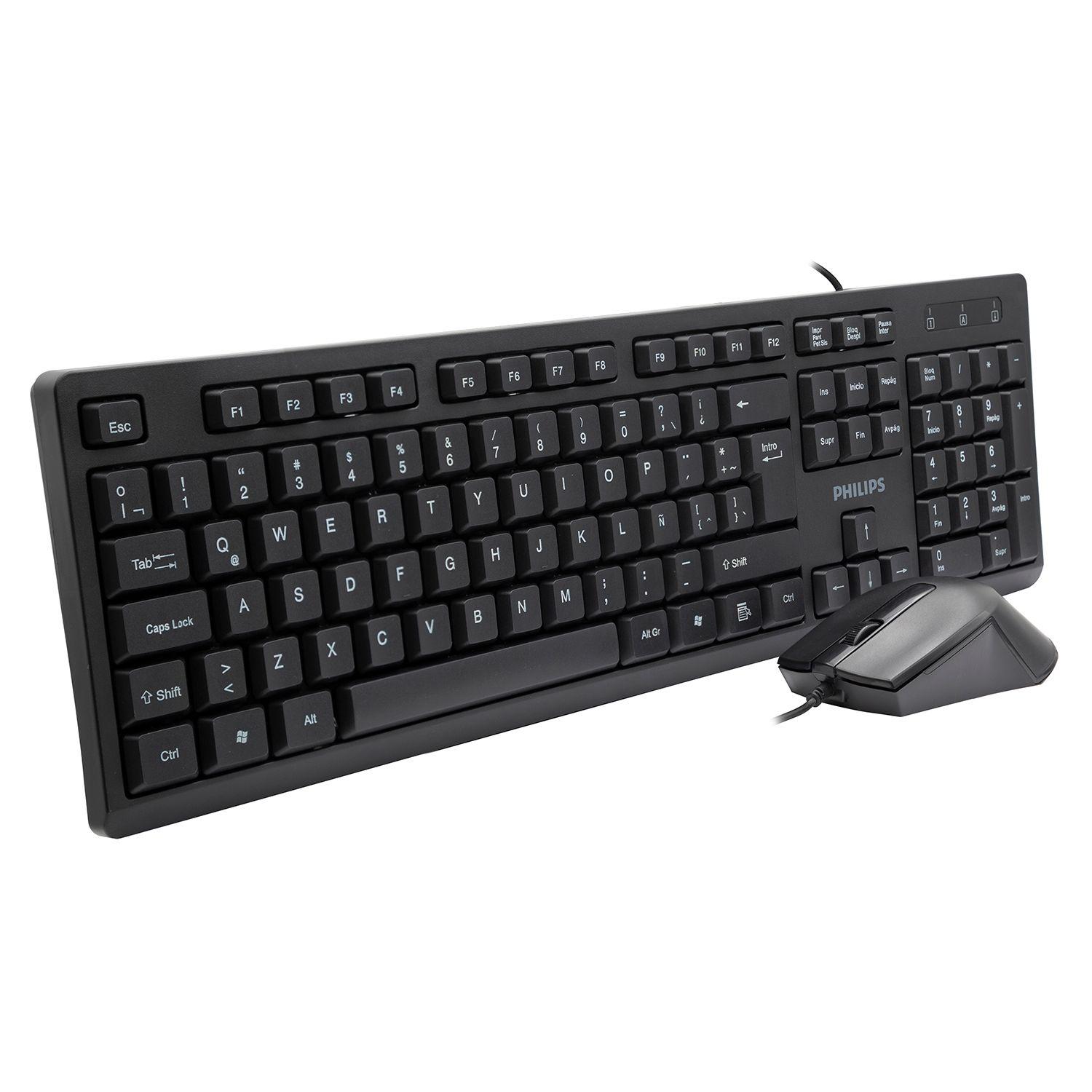 Combo teclado mouse alámbrico SPT6234 Open Box-2