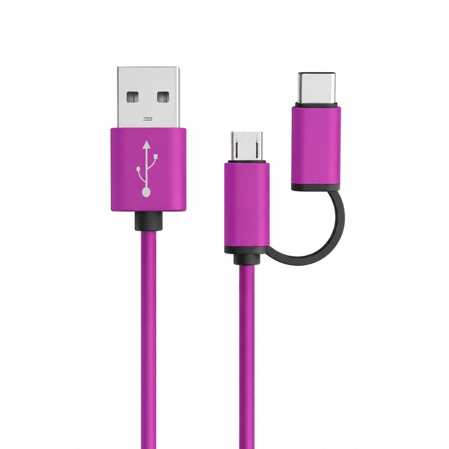 Cable USB-A a USB-C Dorado-0