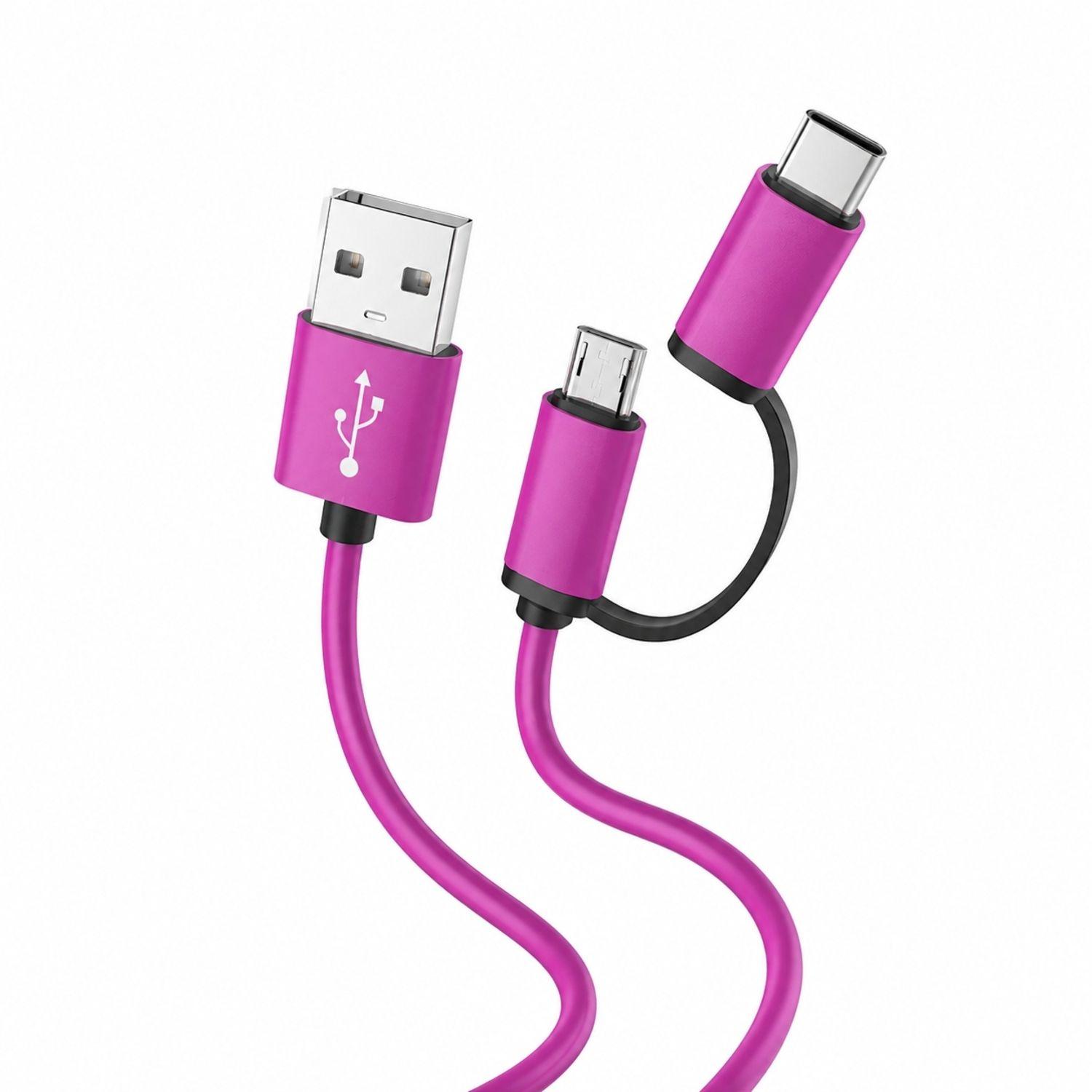 Cable USB-A a USB-C Dorado-1