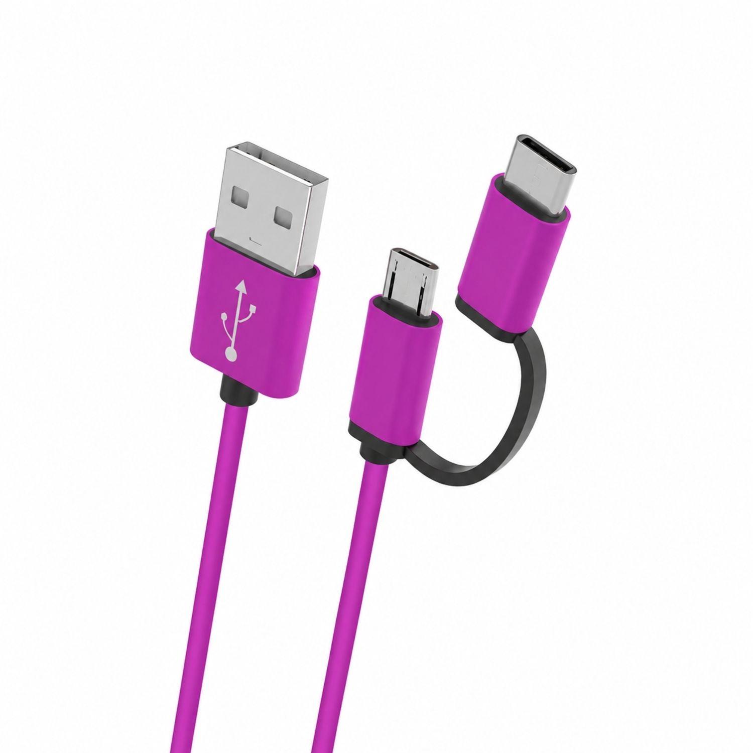 Cable USB-A a USB-C Dorado-2