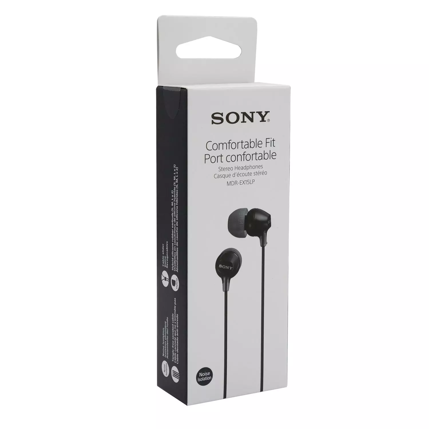 AUDÍFONOS SONY IN EAR MDR-EX15LPBZ NEGRO-1