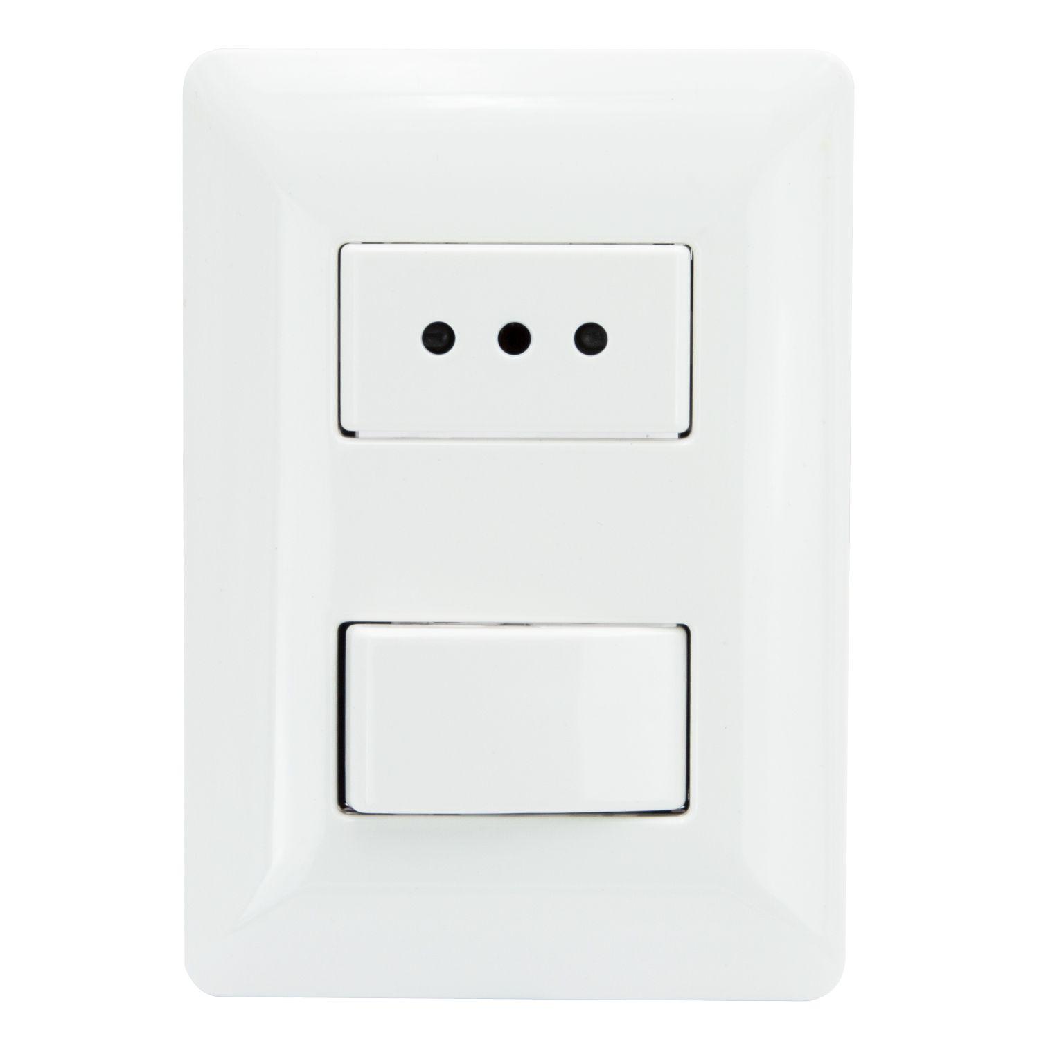 INTERRUPTOR PARA MURO COMBINADO 250V 10A-2