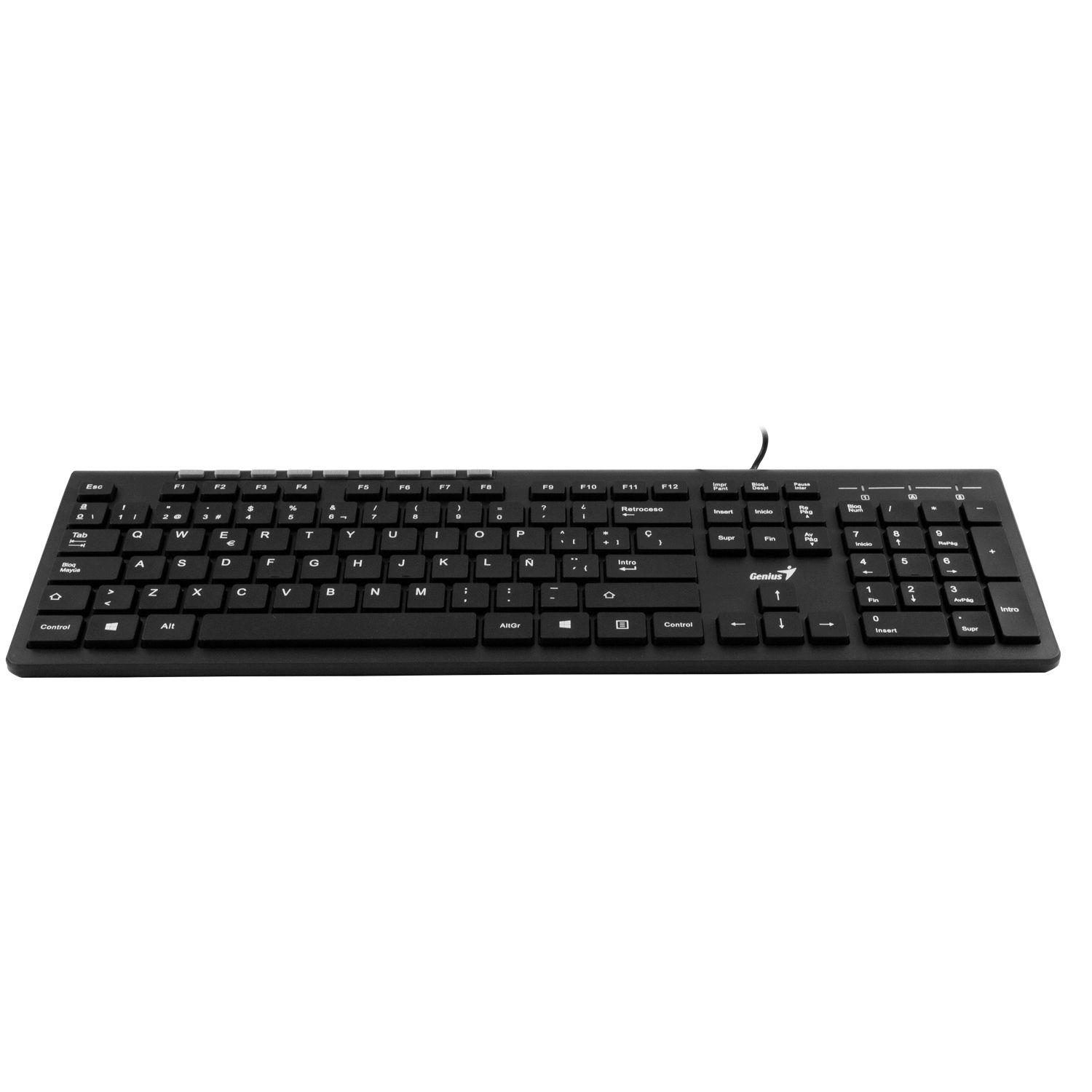 SLIMSTAR 230 TECLADO ALÁMBRICO USB NEGRO-3
