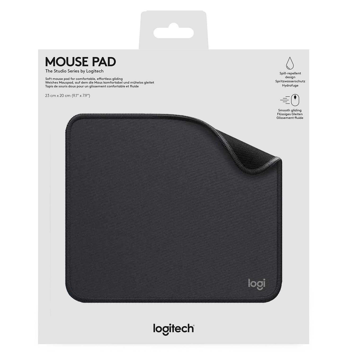 Padmouse Logitech Studio Series Black 23x20cm Color Negro Open box-0