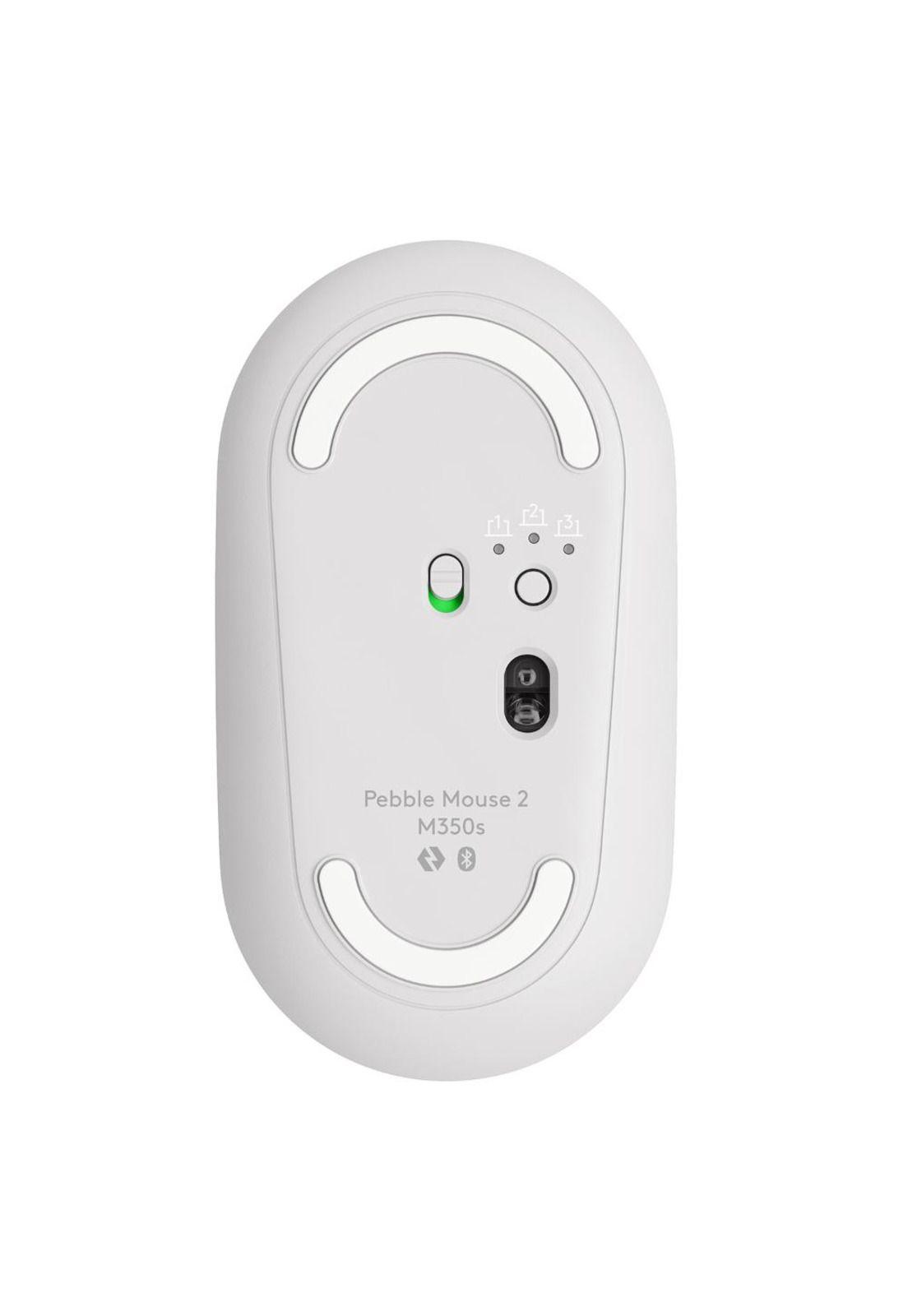 910-007047 MOUSE PEBBLE 2 M350S BLANCO-6