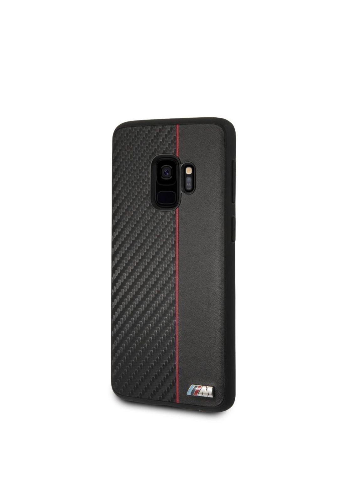 CARCASA BMW P/GALAXY S9 CUERO GENUINO NEGRO BMHCS9CAPRBK-4