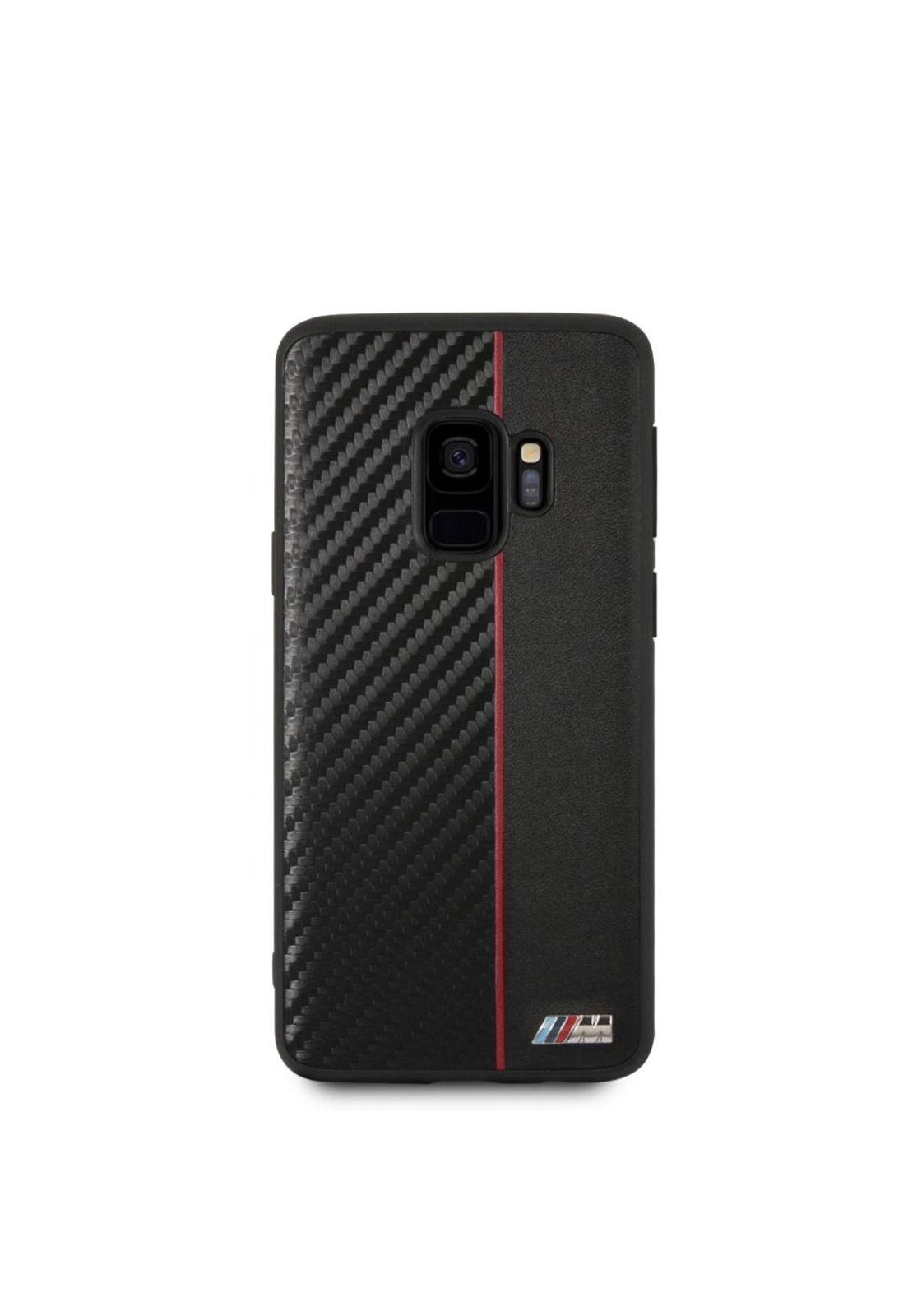 CARCASA BMW P/GALAXY S9 CUERO GENUINO NEGRO BMHCS9CAPRBK-5