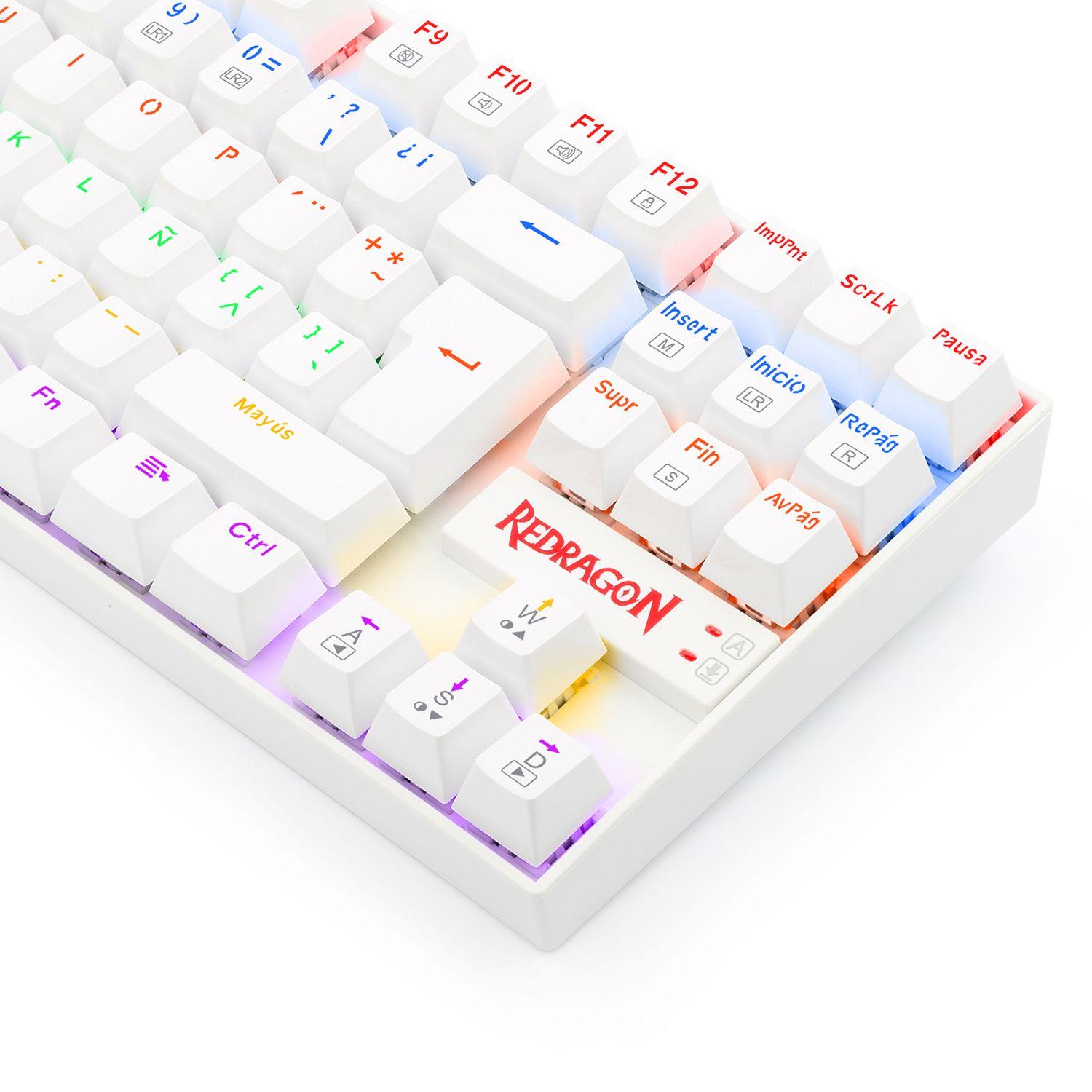 K552W-KR-SP TECLADO KUMARA RAINBOW WHITE SWITCH ROJO SP Open box-7