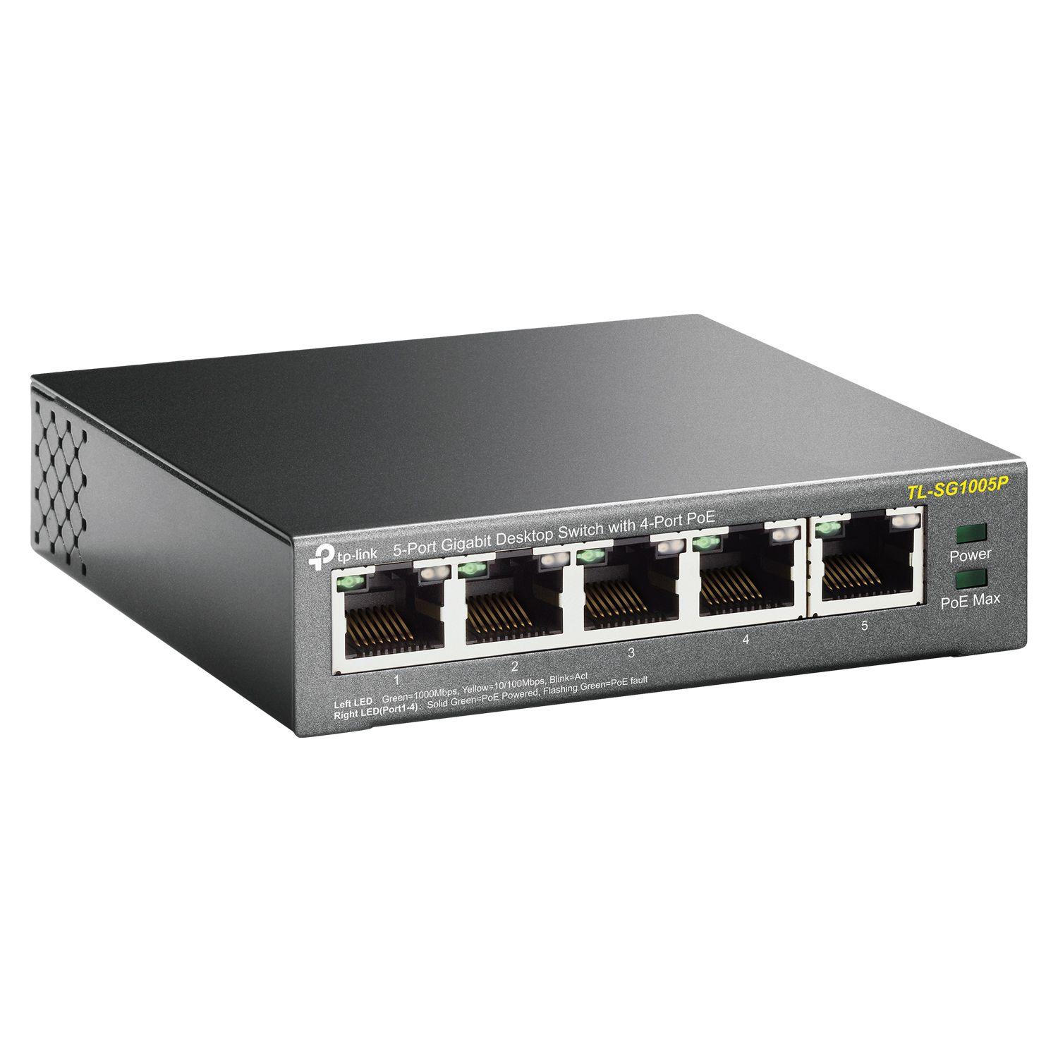 SWITCH TP-LINK TL-SG1005P Open box-2