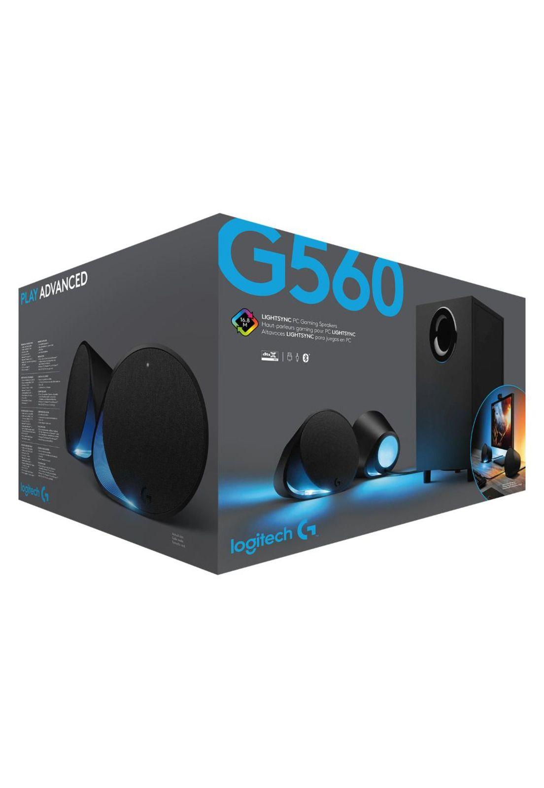 980-001310 PARLANTE GAMER LOGITECH LIGHTSYNC G560-2