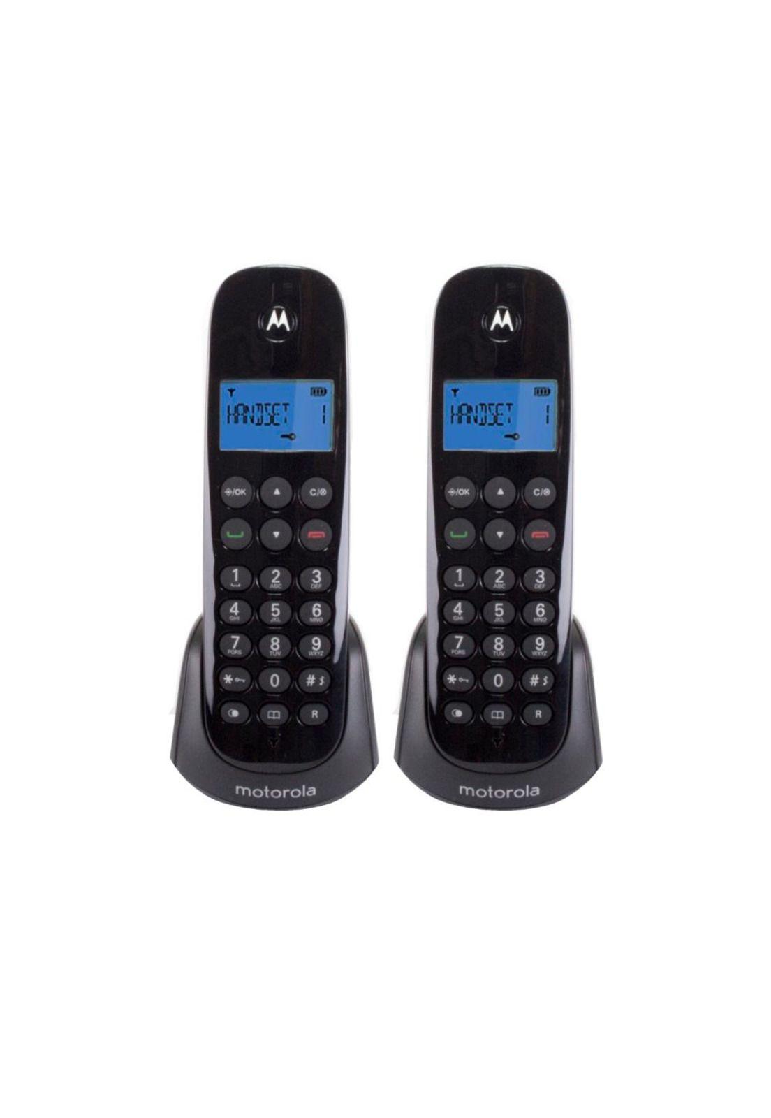 PAR TELEFONOS INALAMBRICOS C/ID MOTOROLA NEGROS-0