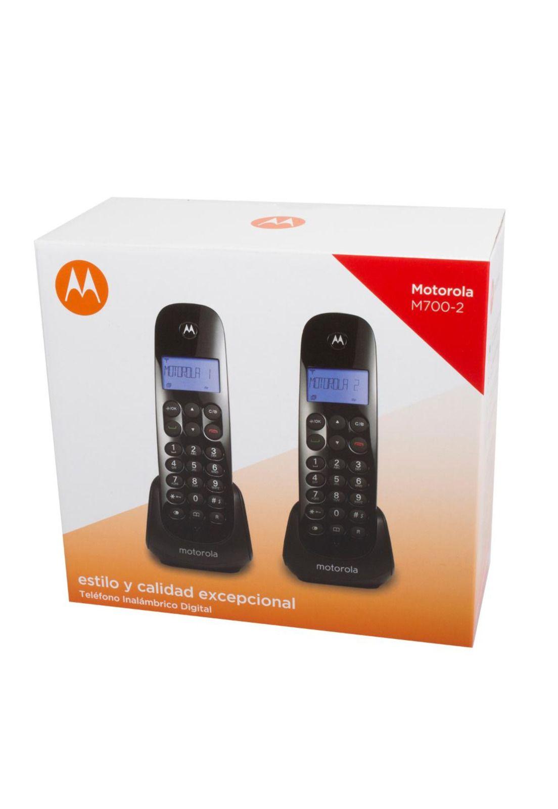 PAR TELEFONOS INALAMBRICOS C/ID MOTOROLA NEGROS-1