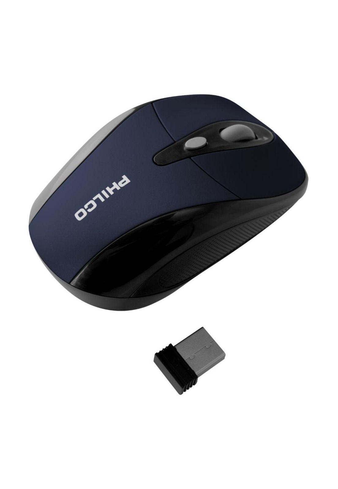 MOUSE OPTICO INAL PHILCO AZUL-0
