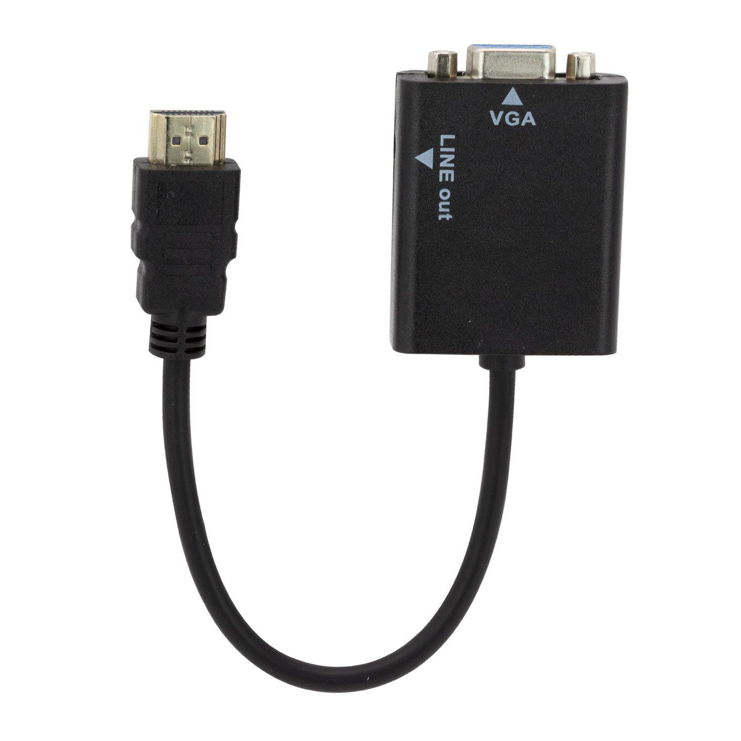 CONVERTIDOR HDMI MACHO A VGA HEMBRA CON SALIDA DE AUDIO-2