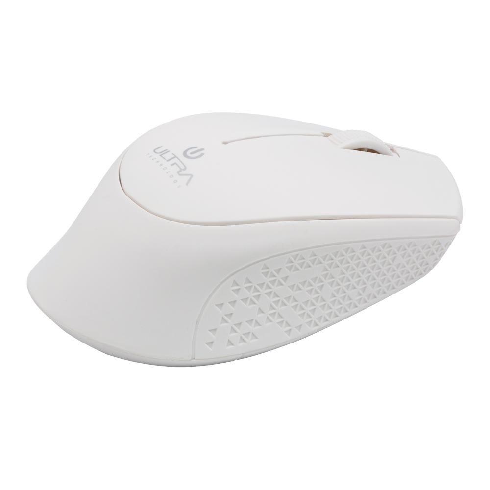 MOUSE OPTICO INALAMBRICO ULTRA BLANCO-3