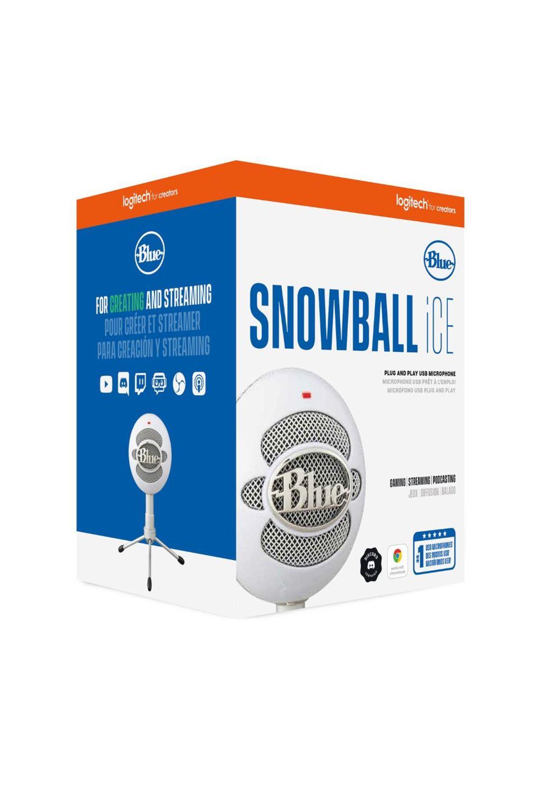 MICROFONO LOGITECH ICE WHITE SNOWBALL-4