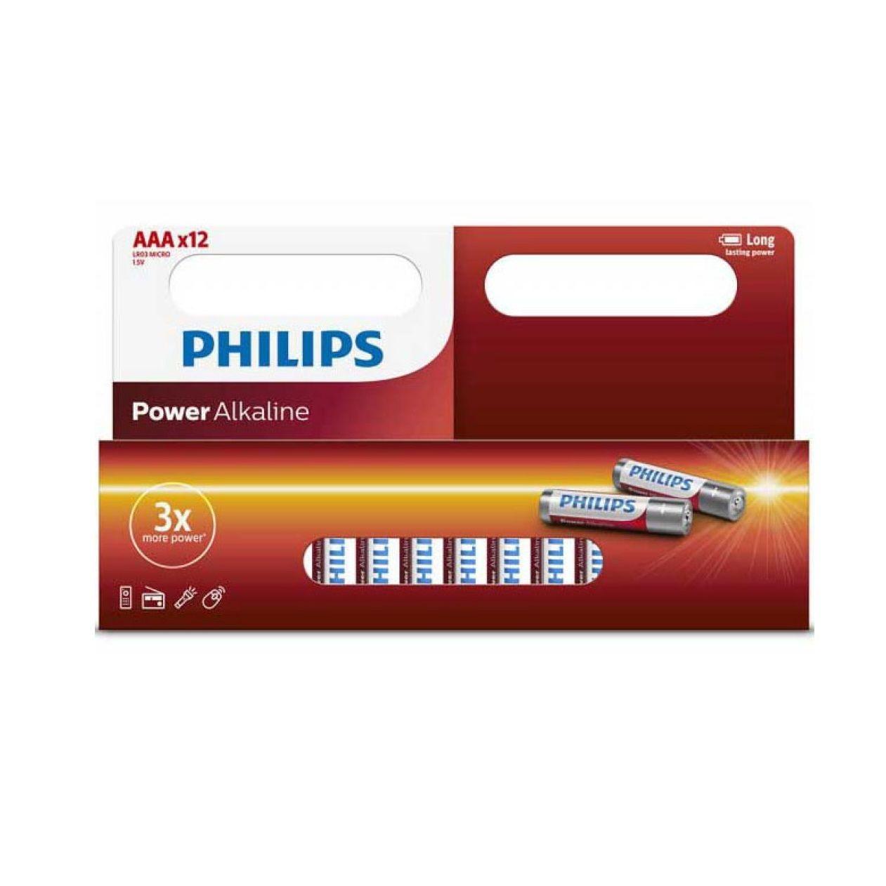 BLISTER 12 UNIDADES PILA ALCALINA AAA PHILIPS-0