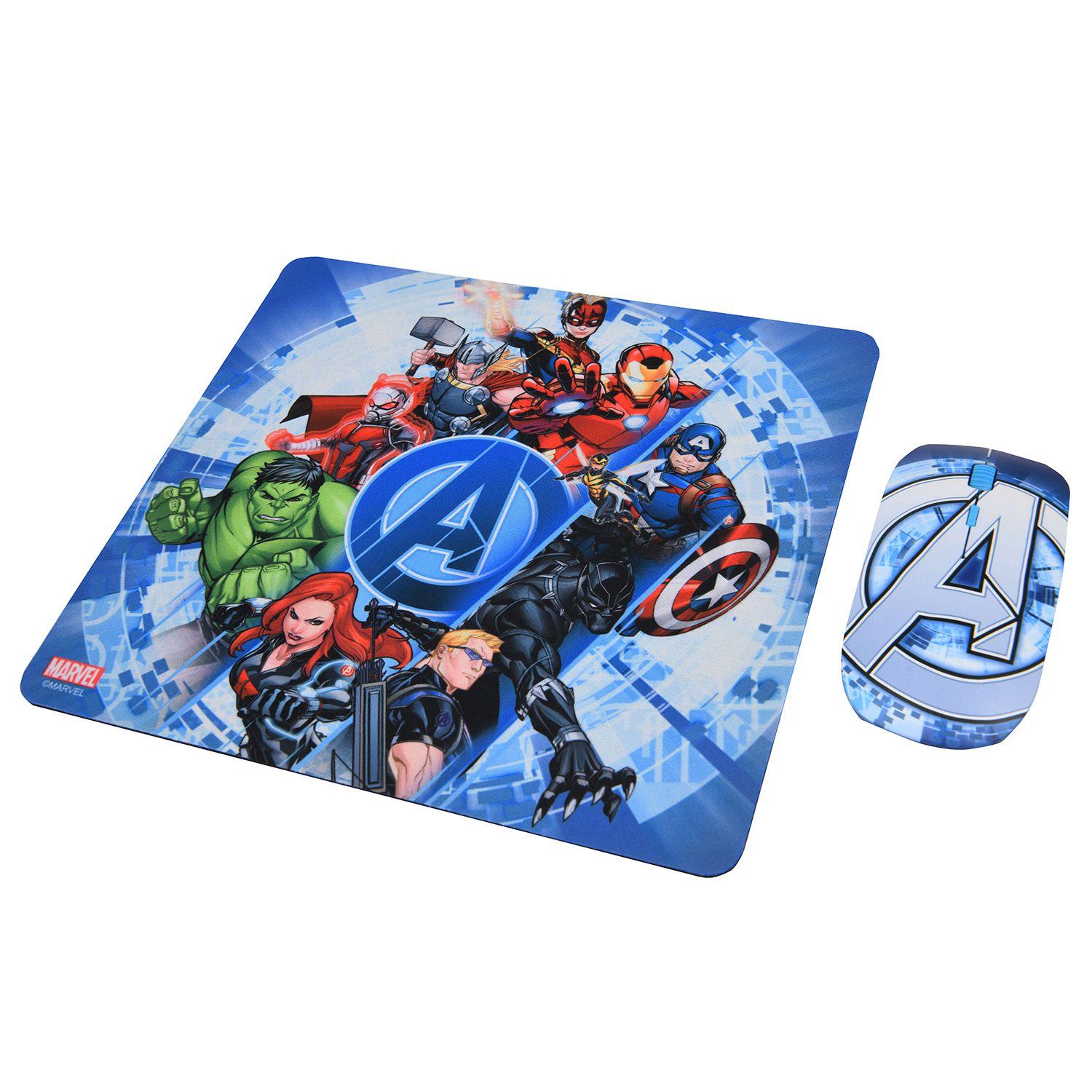 76443N-NOC KIT MOUSE INALAMBRICO Y MOUSE PAD AVENGERS 2-2