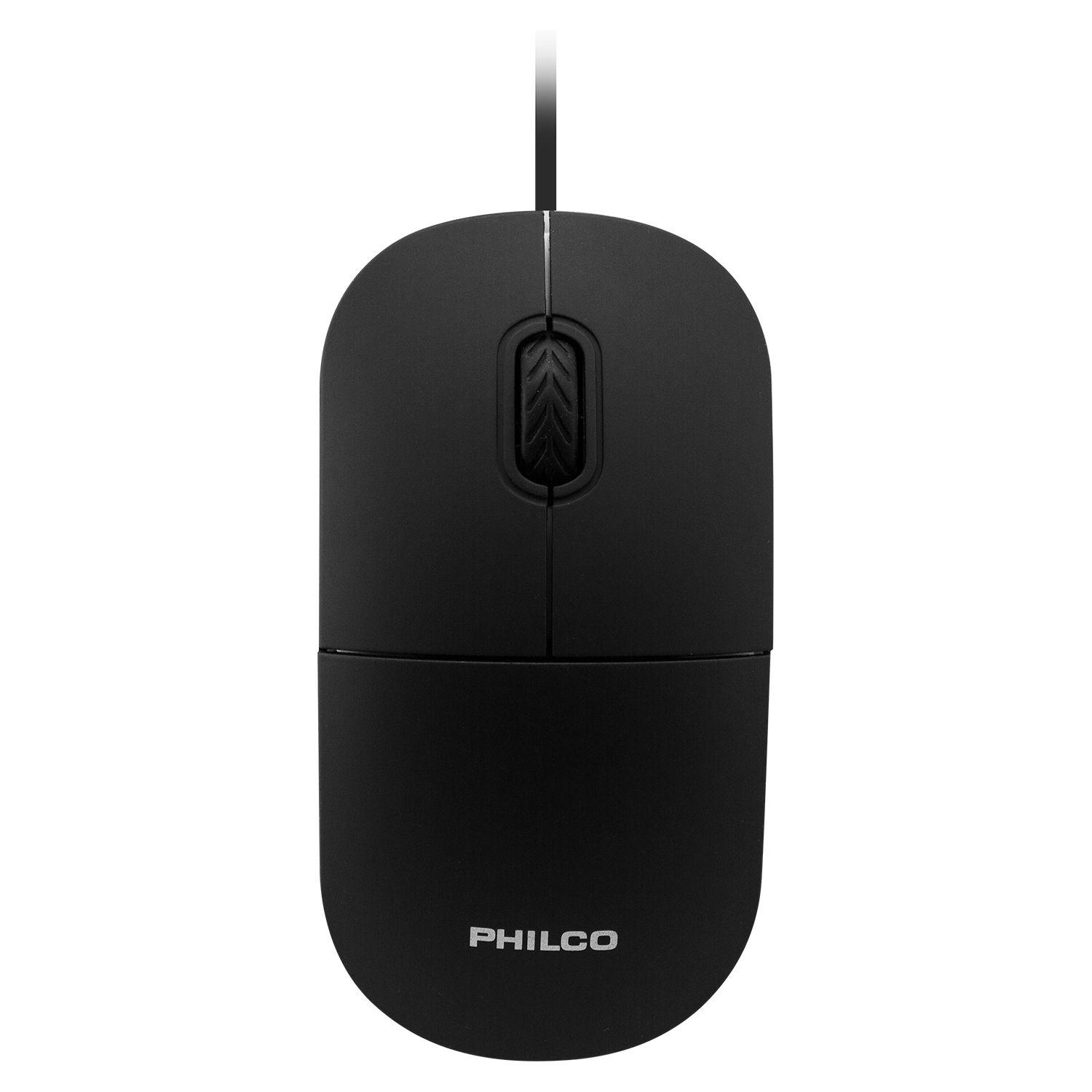 Mouse Optico Usb Negro Philco-1
