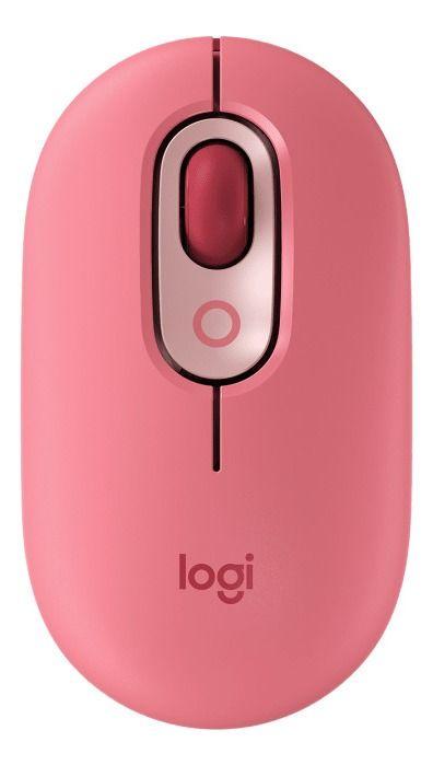 910-006551 Mouse Logitech Pop With Emoji Rojo-2