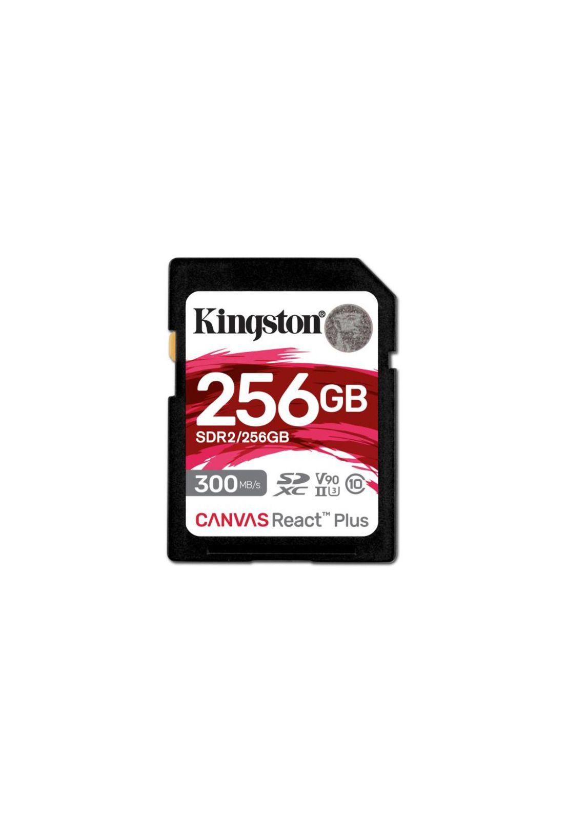 Tarjeta Memoria Sd Kingston Canvas React Plus 256gb 300mb/s-2
