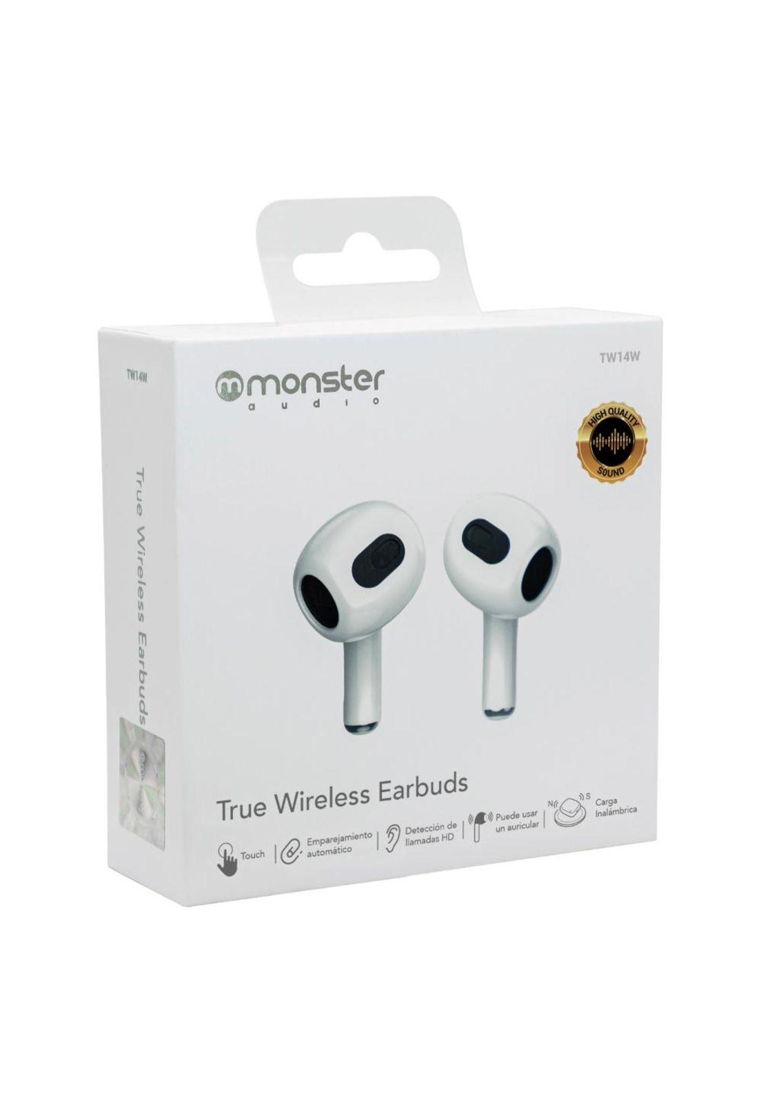 TW14W AUDIFONO MONSTER TRUE WIRELESS BLANCO-0